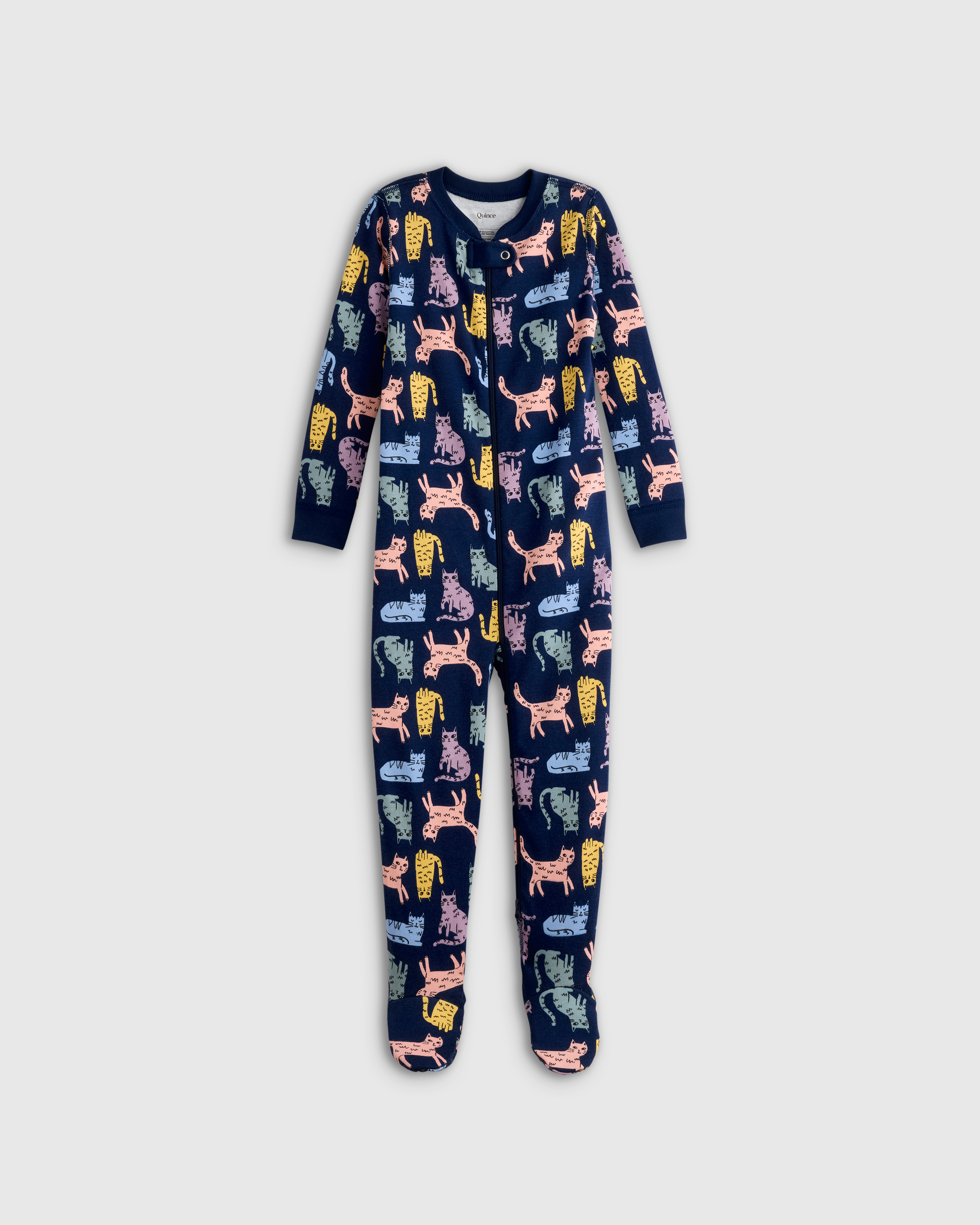 100% Organic Cotton Footie Pajama — Image 24