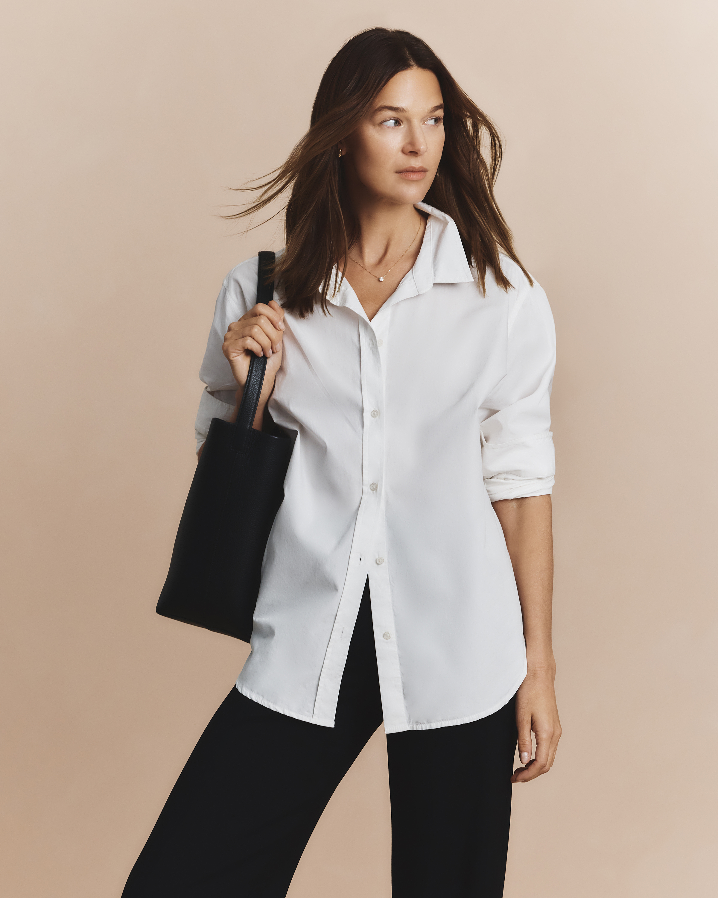 100% Organic Cotton Poplin Long Sleeve Shirt — Image 16