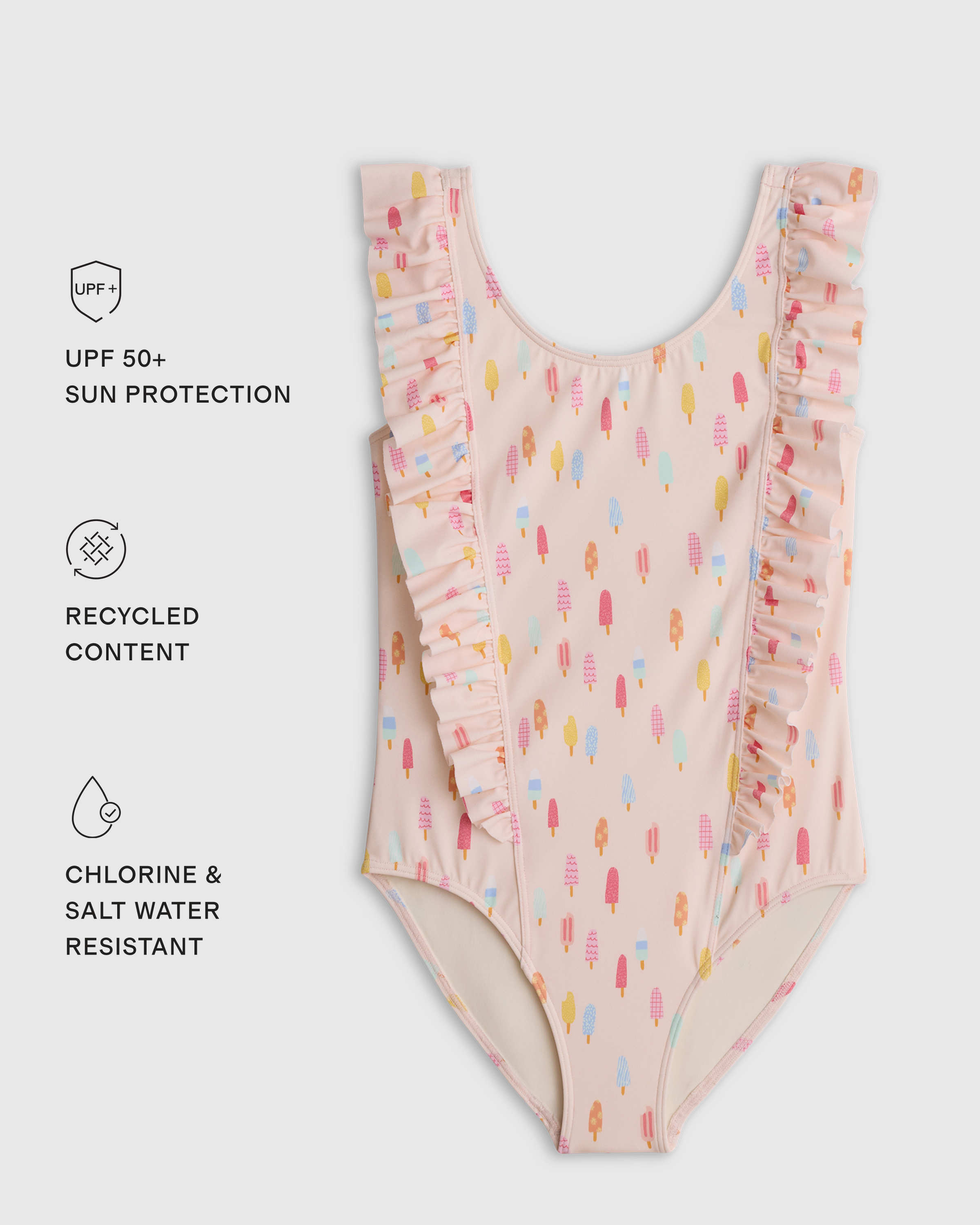 Ruffle One Piece Swimsuit — Image 10