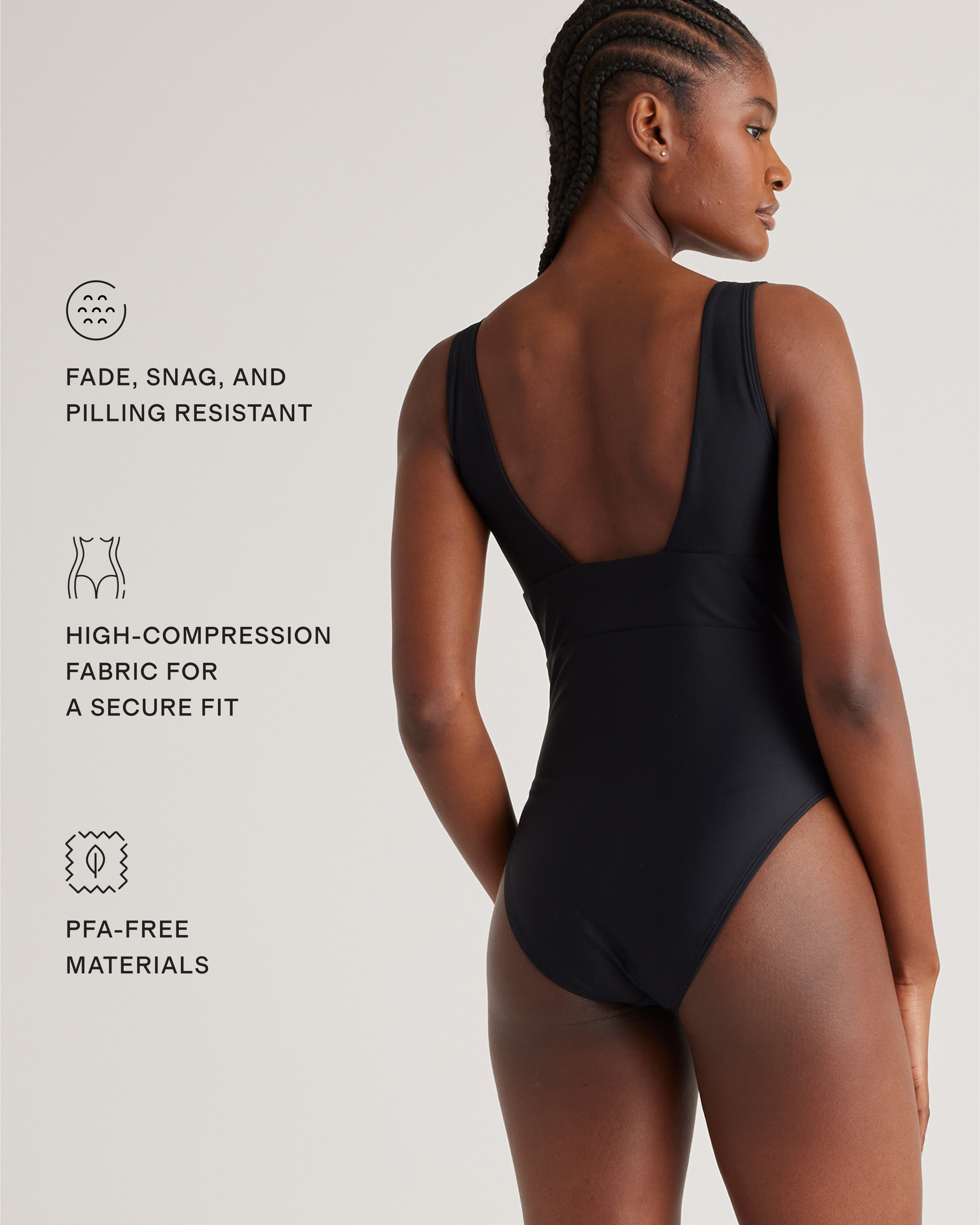 Italian Plunge One-Piece Swimsuit — Image 17