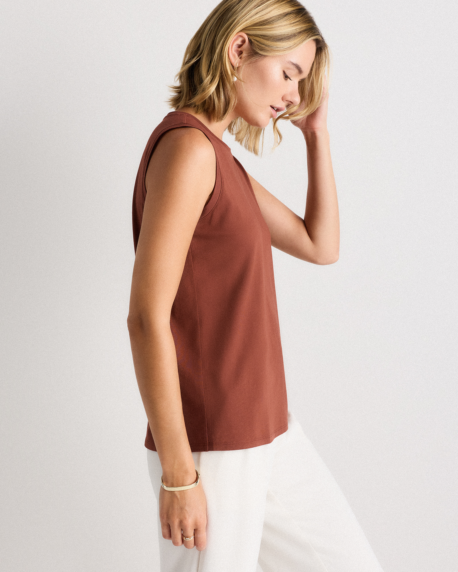 Cotton Modal Muscle Tank — Image 21