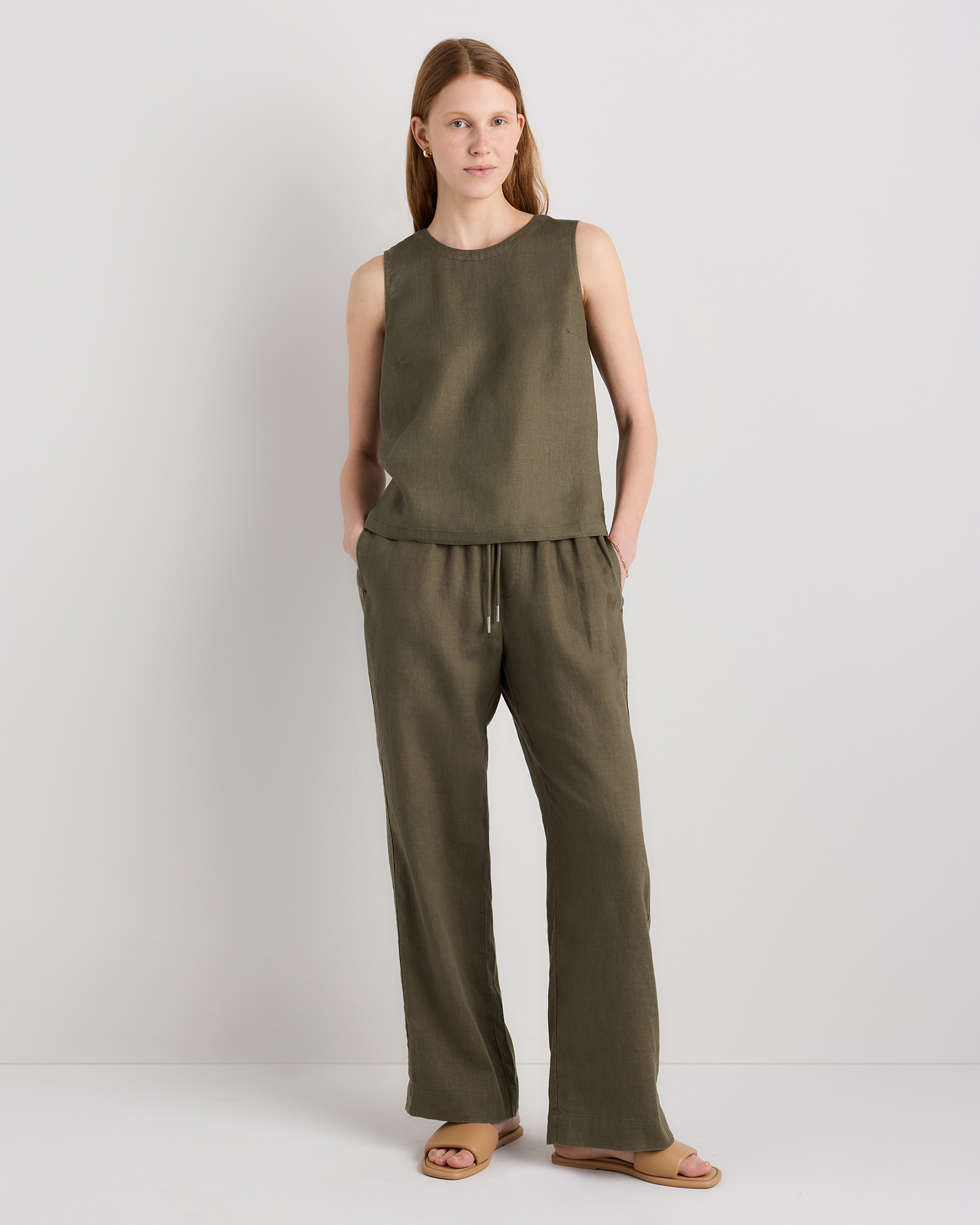 100% European Linen Tank — Image 53