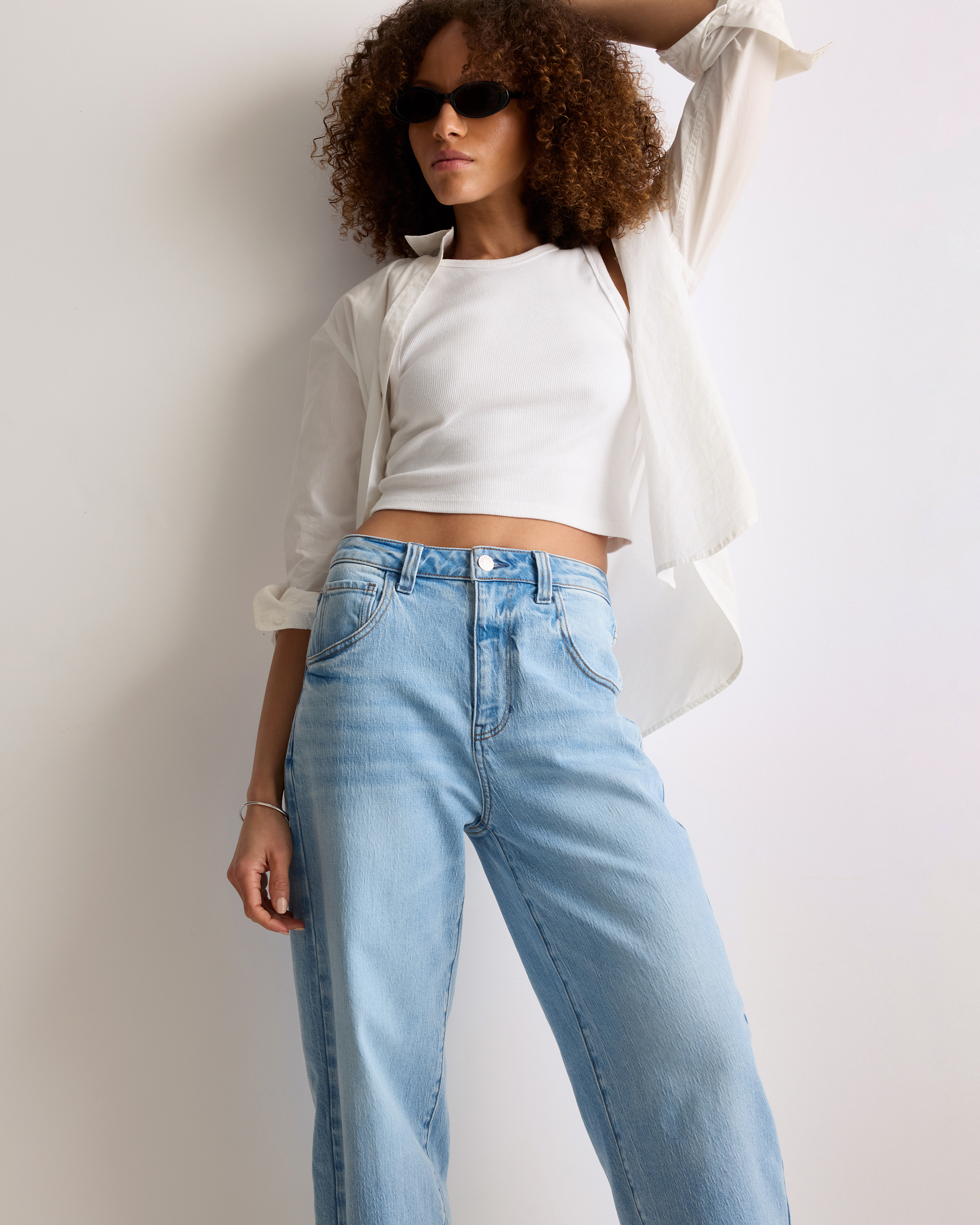 Bella Stretch Barrel Jeans — Image 4