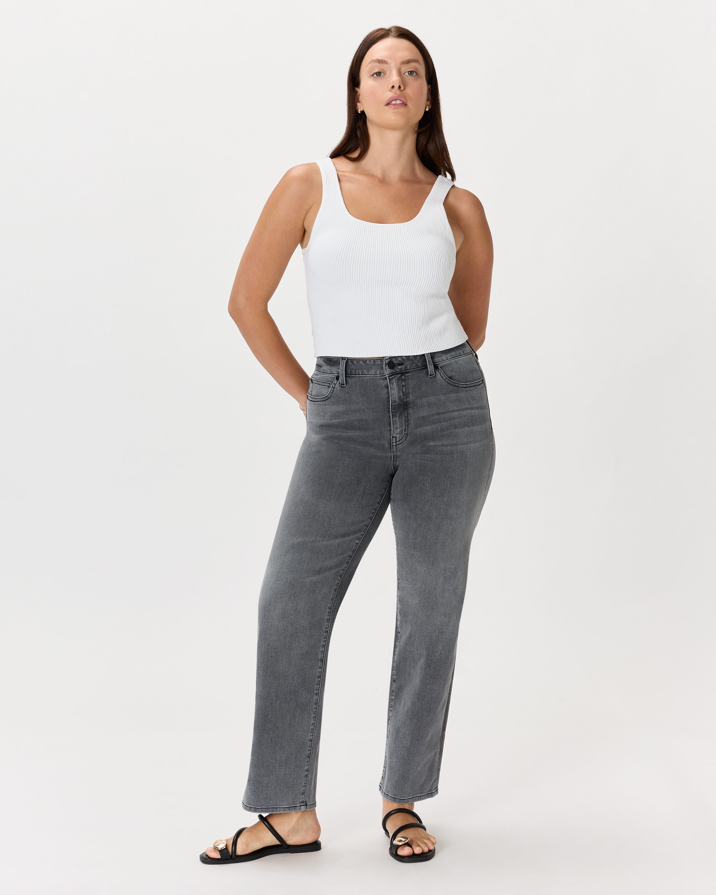 Bella Stretch Straight Jeans — Image 78