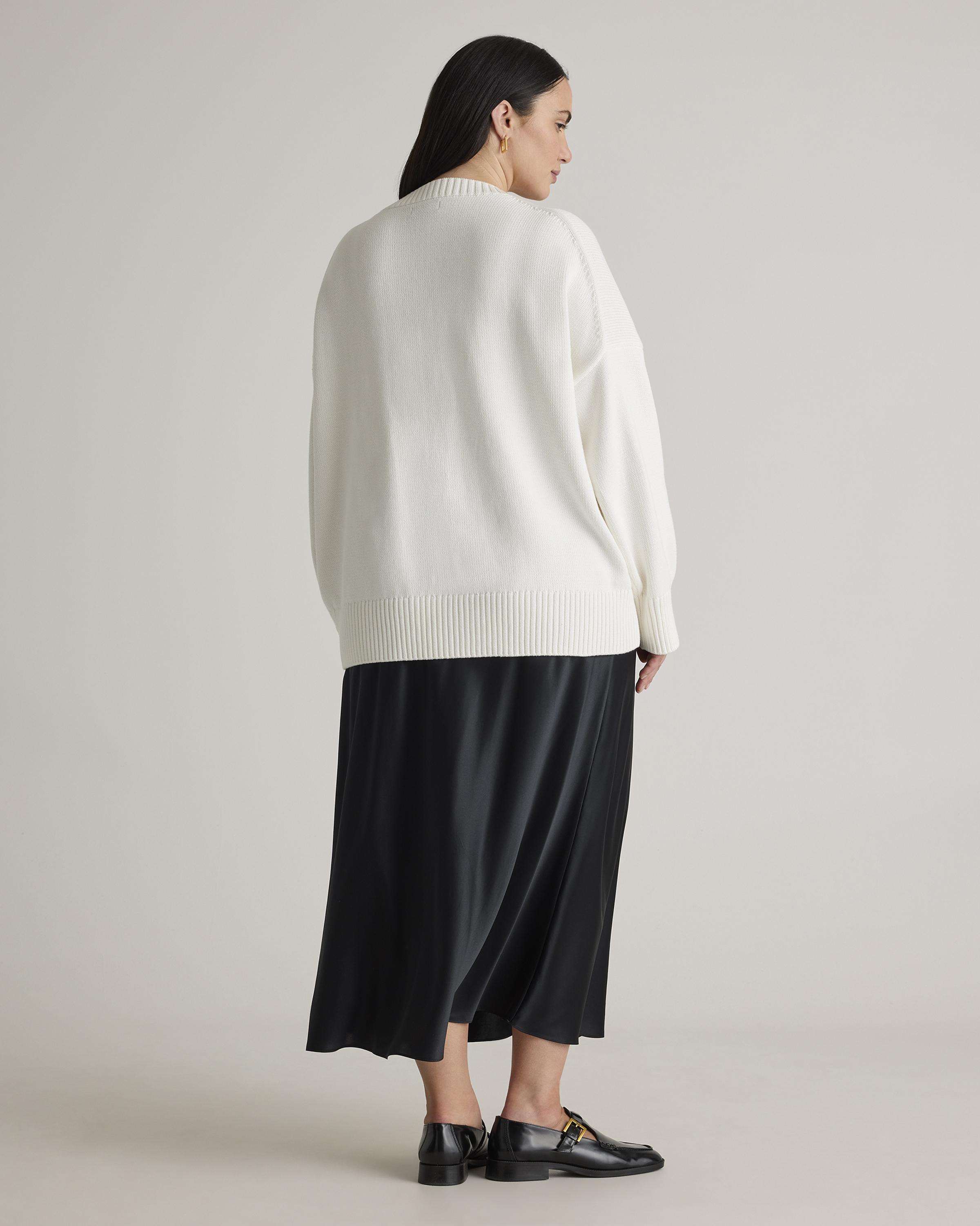 100% Organic Cotton Boyfriend Crew Sweater — Image 18
