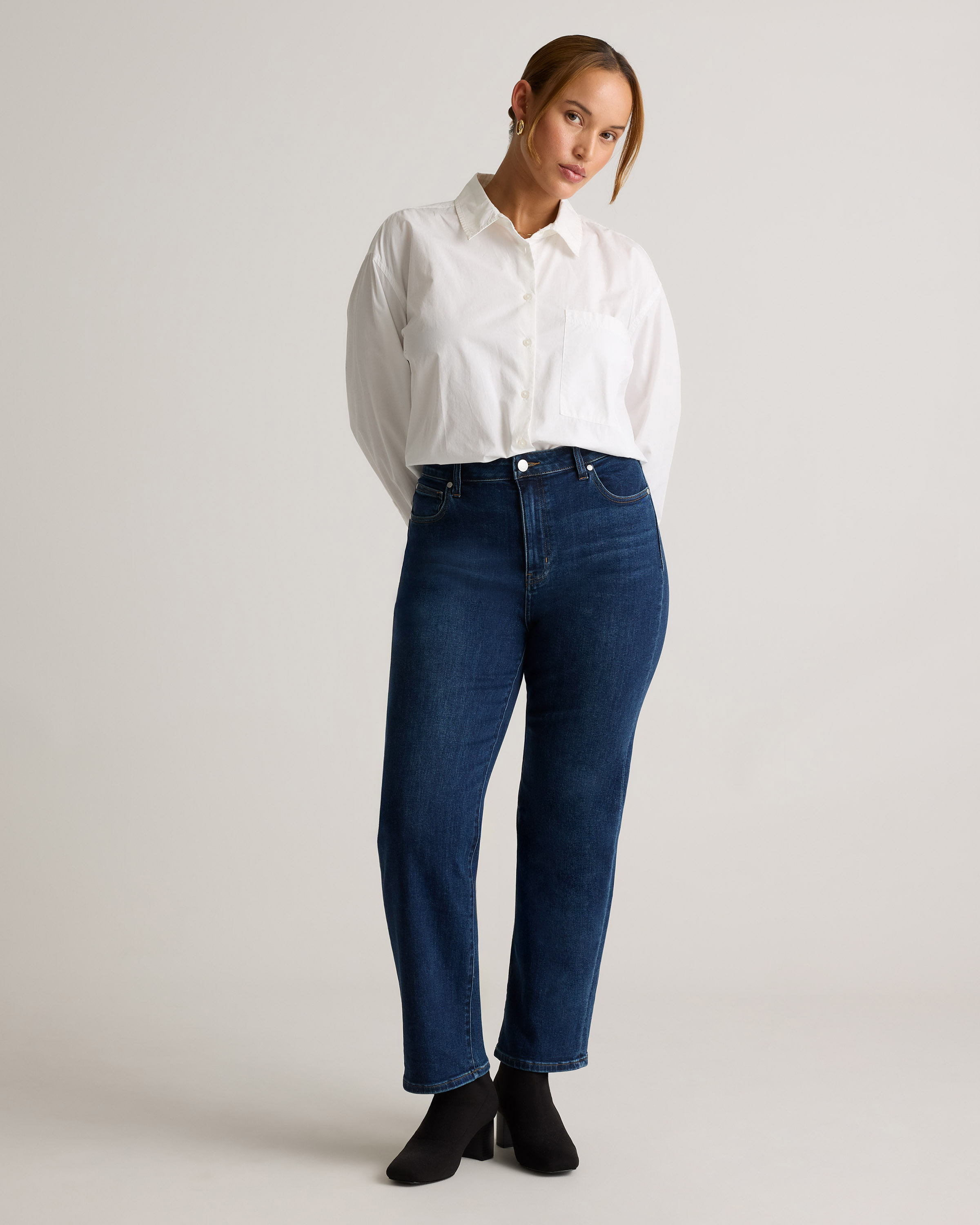 Bella Stretch Straight Jeans — Image 172