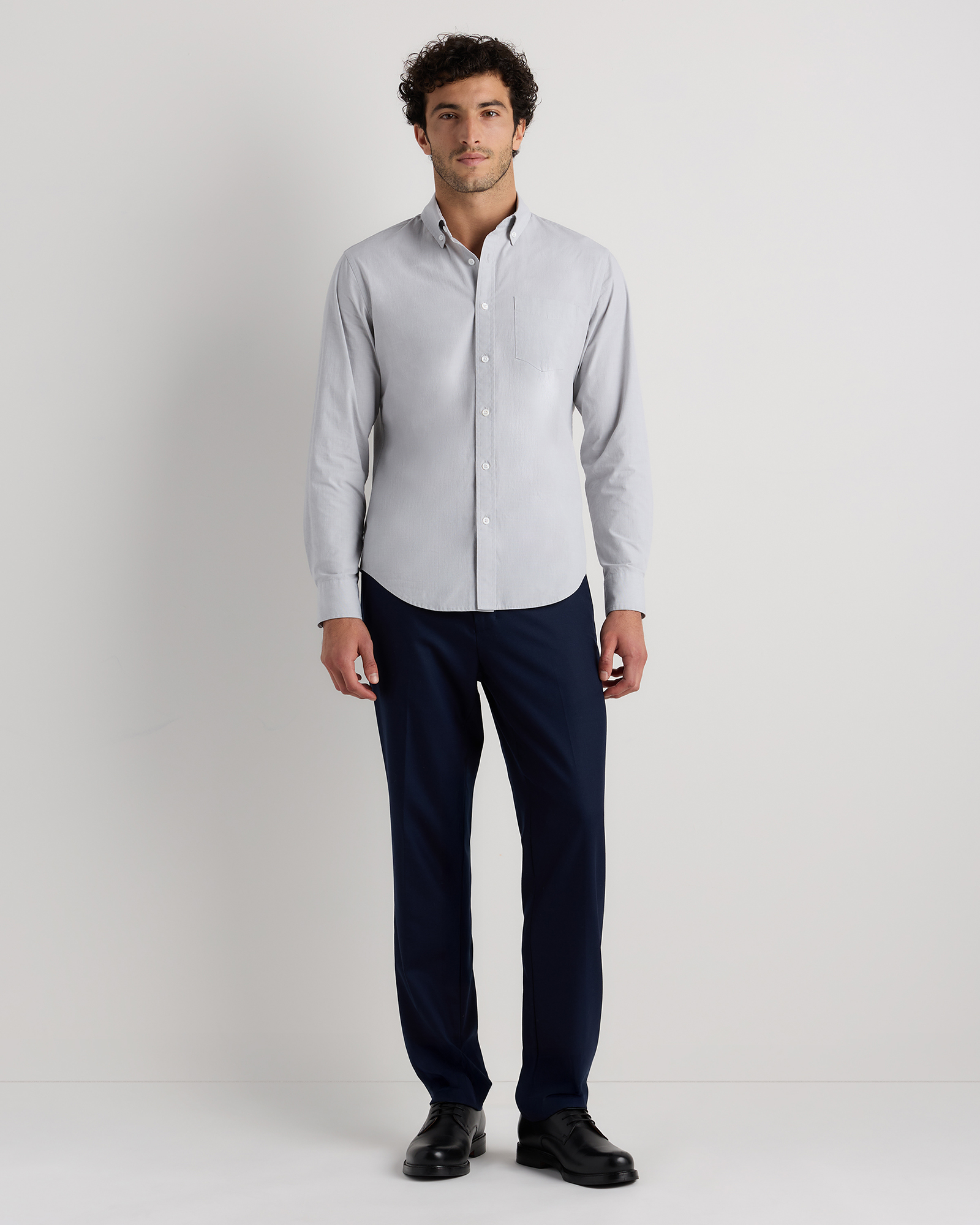 Organic Cotton Stretch Poplin Shirt — Image 30