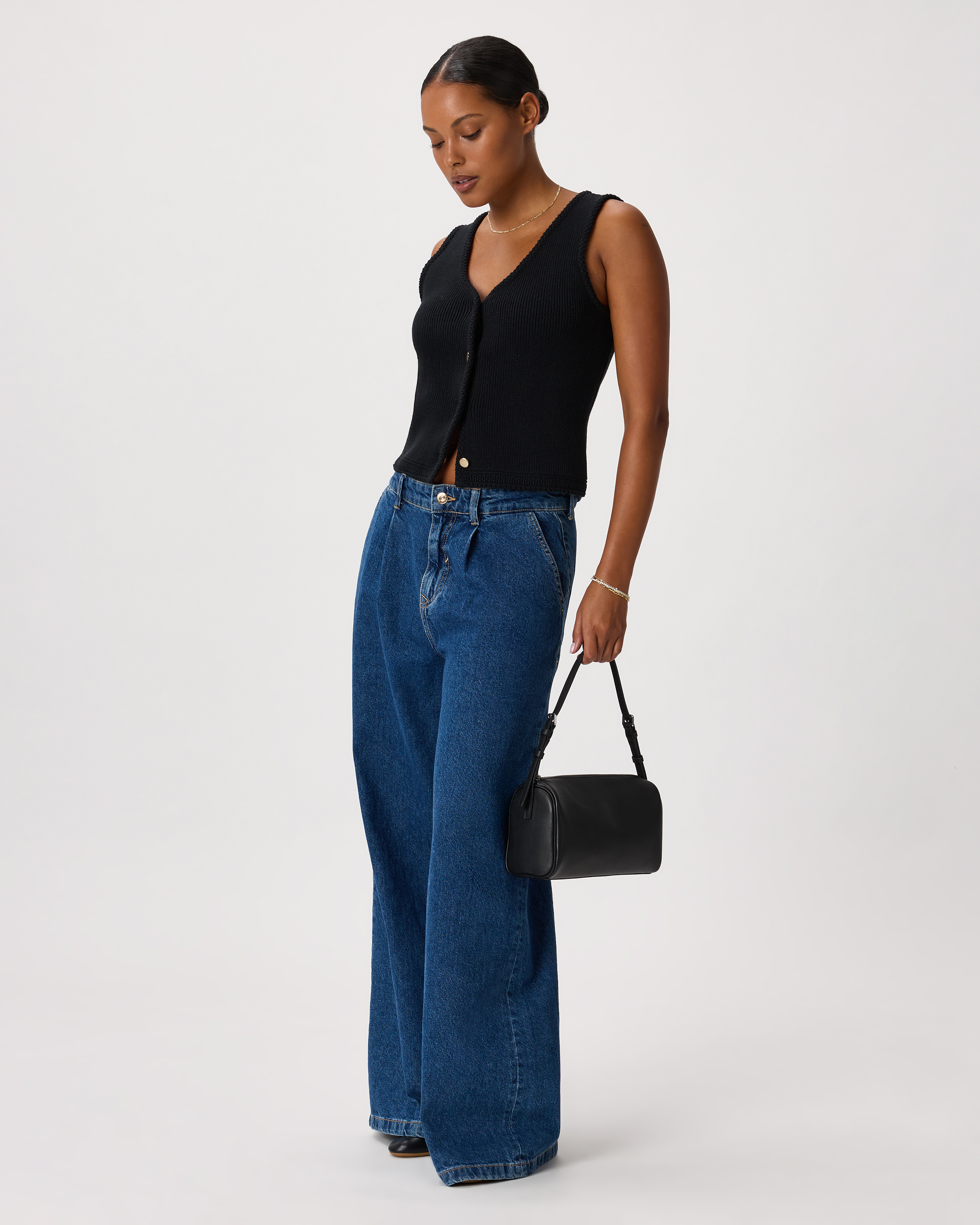 Italian Leather Mini Barrel Shoulder Bag — Image 12