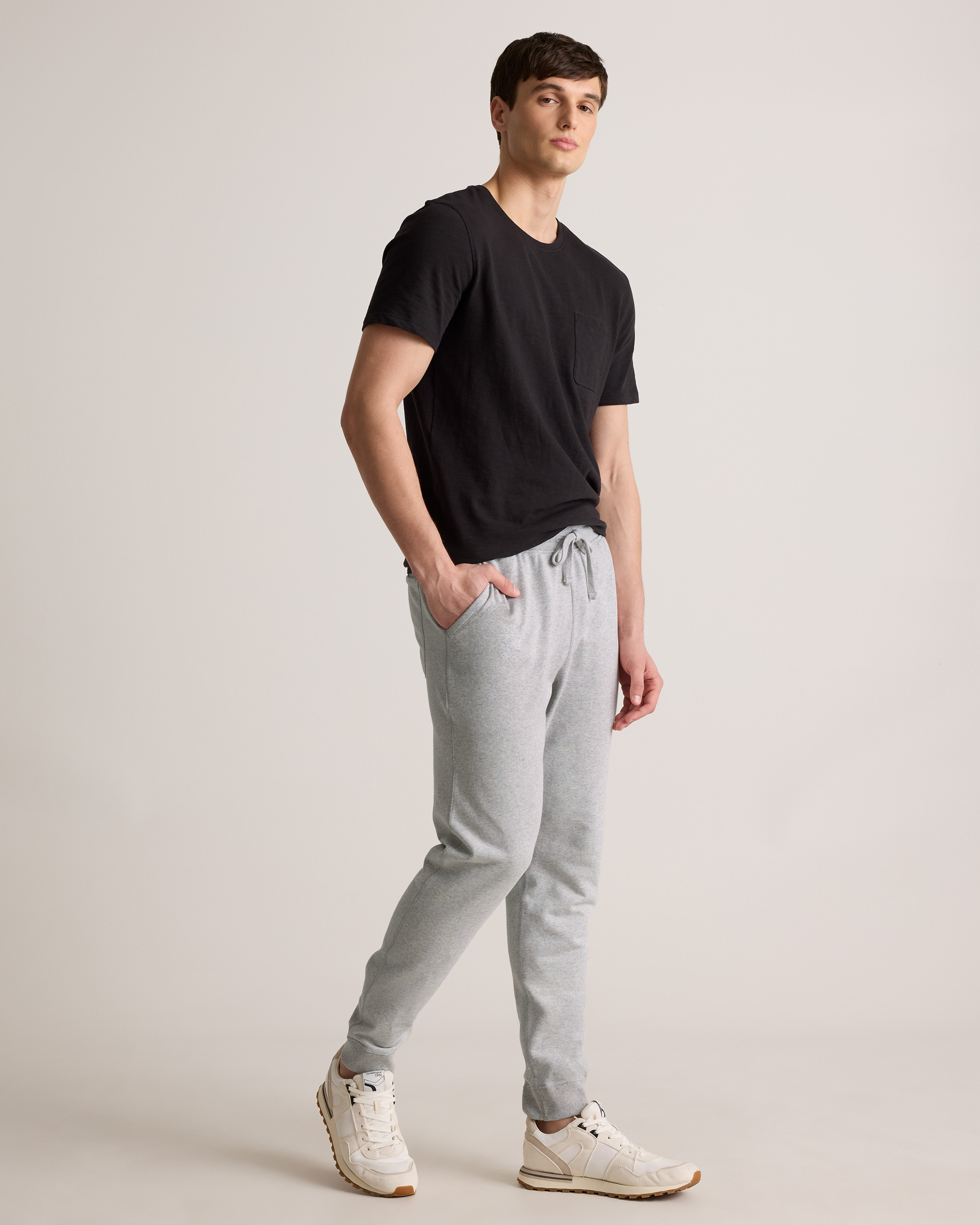 Organic Midweight French Terry Slim Joggers — Image 21