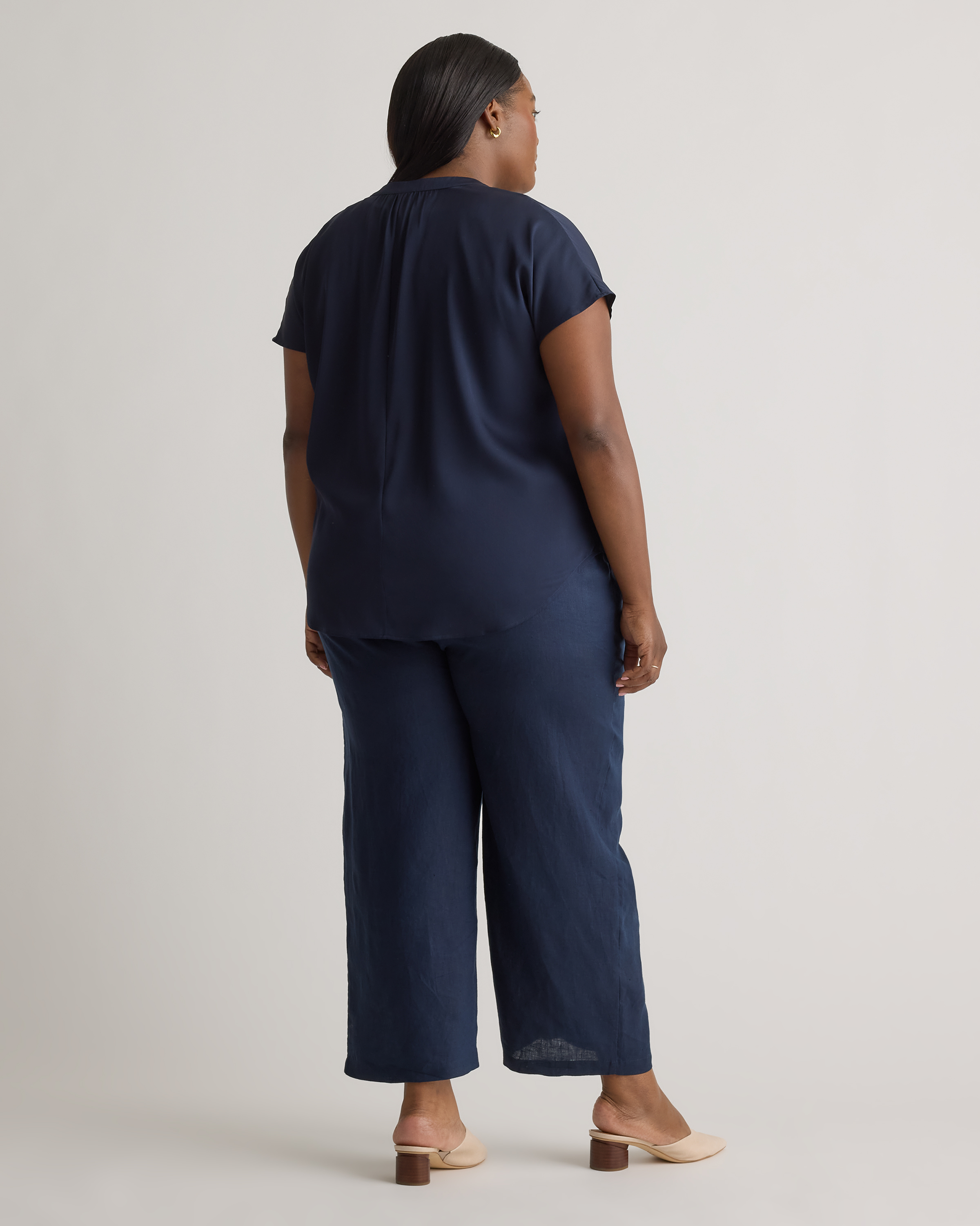 Washable Stretch Silk Dolman Sleeve Blouse — Image 20