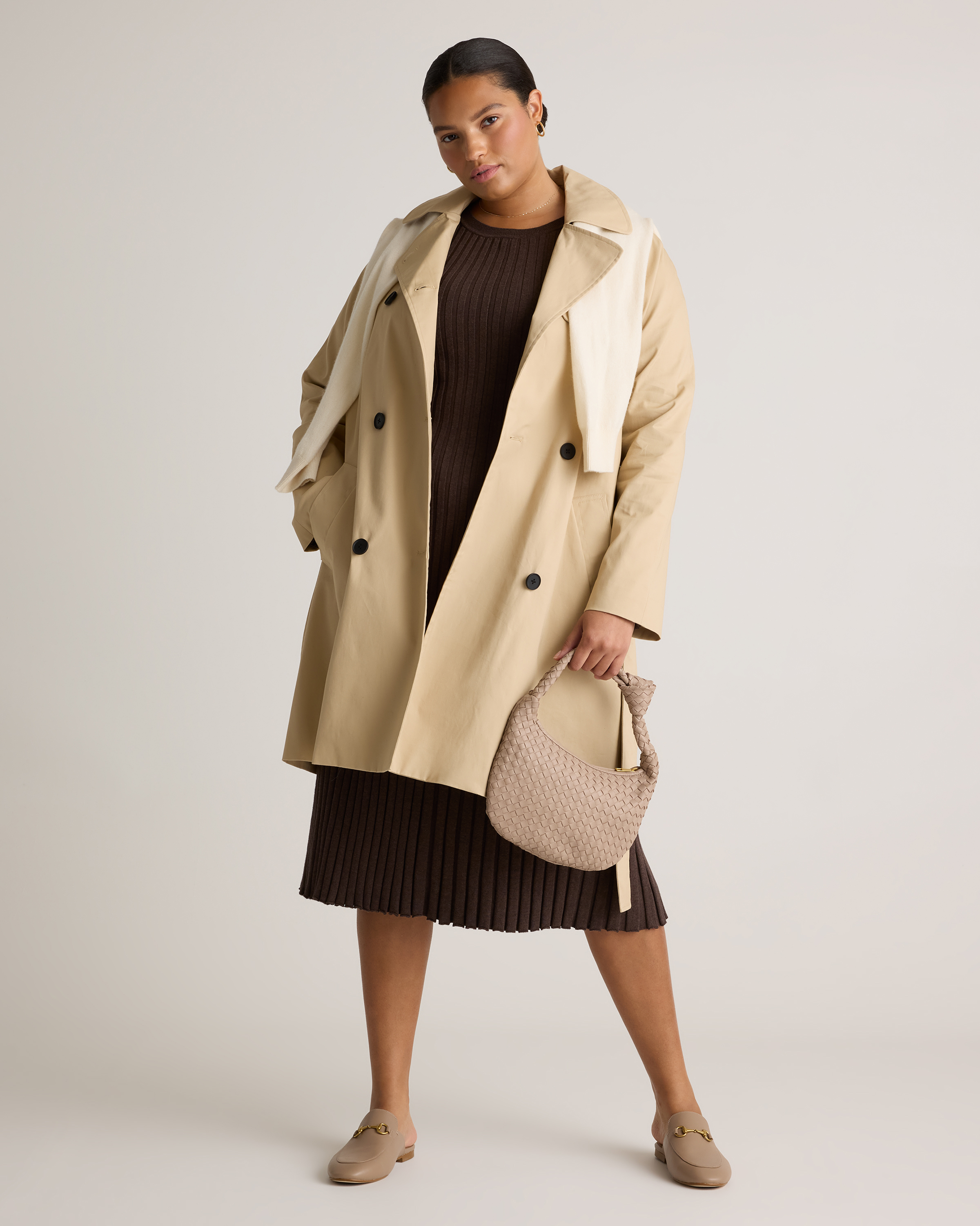Comfort Stretch Trench Coat — Image 9