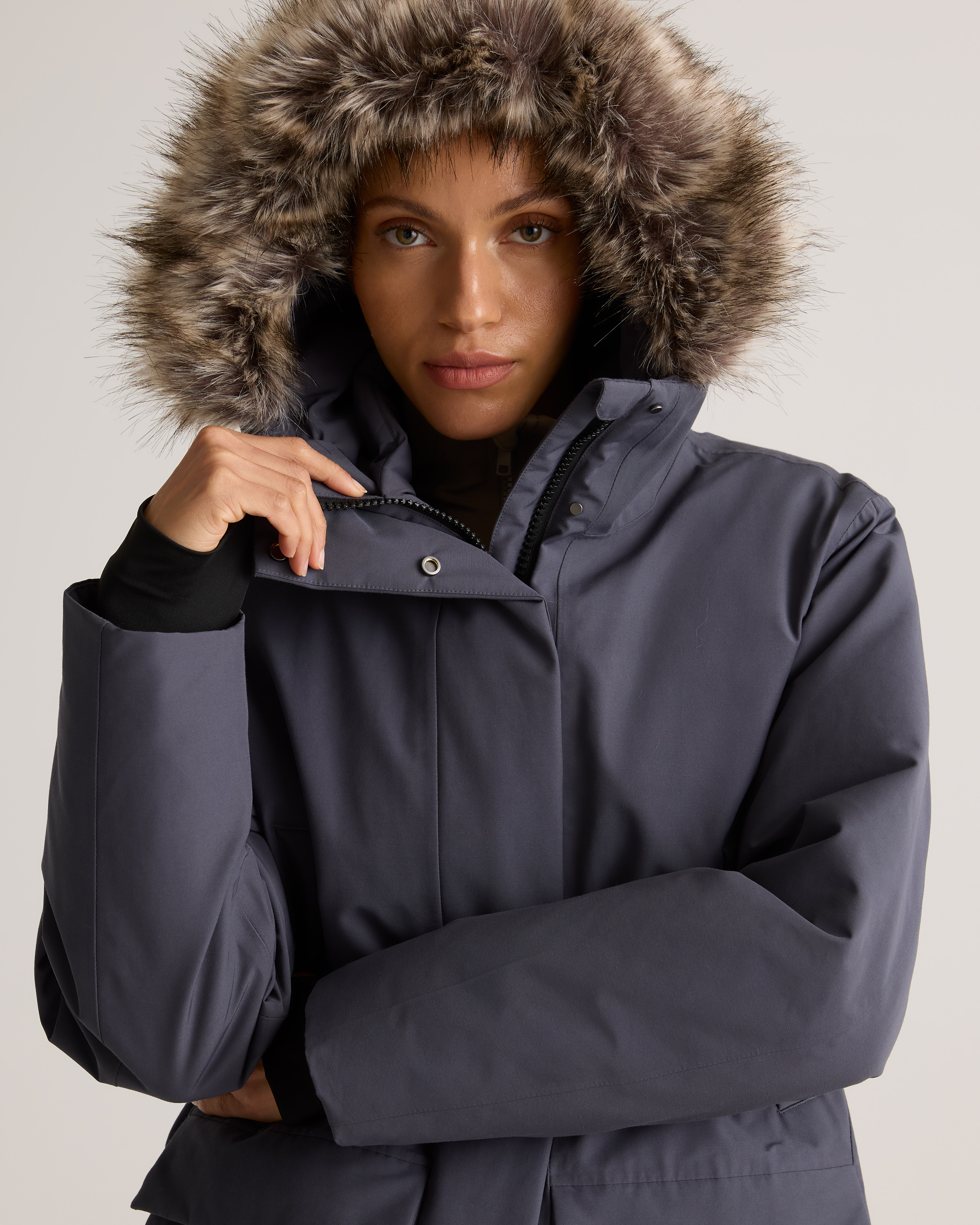Responsible Down Hooded Long Parka — Image 13