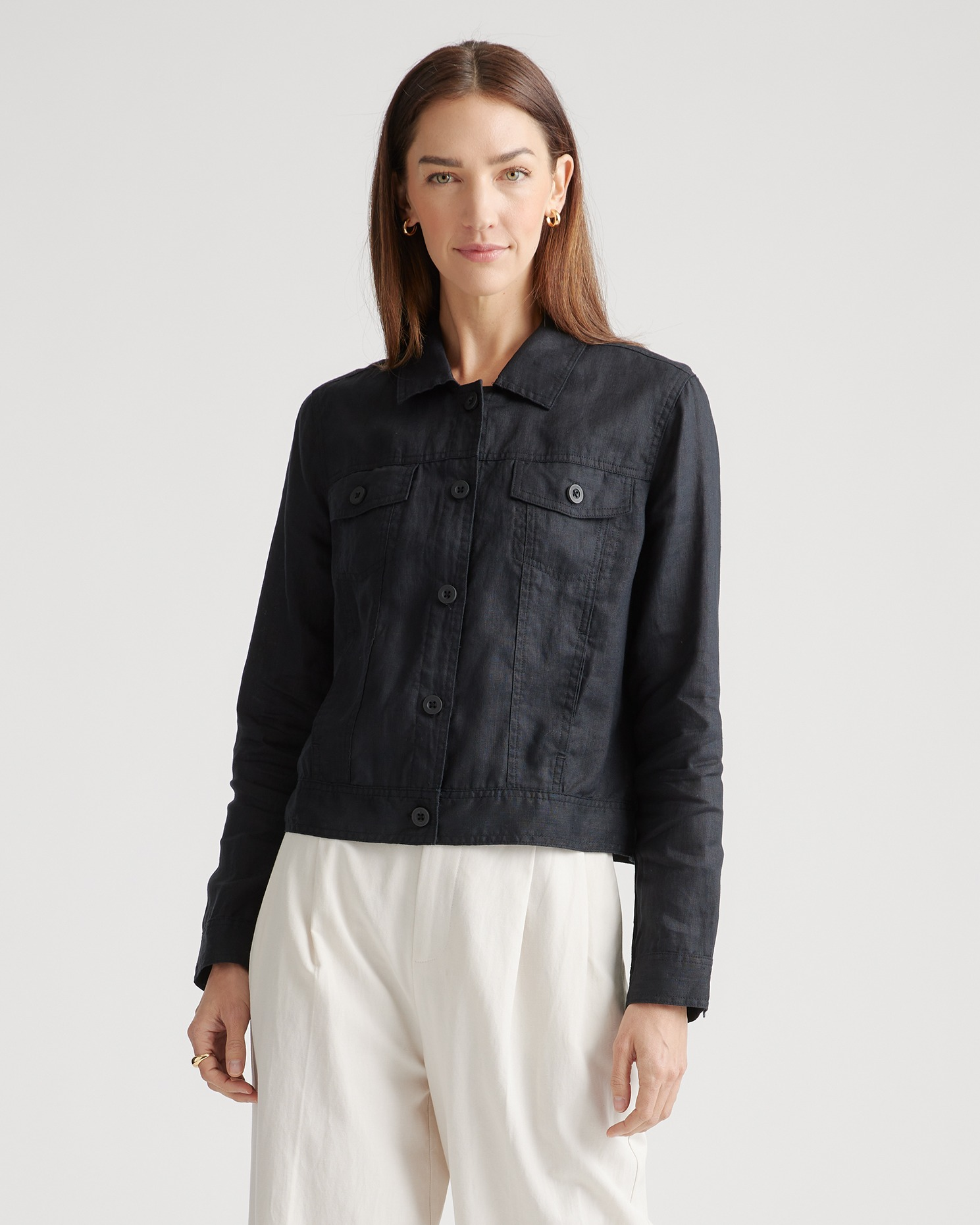 100% European Linen Jacket — Image 25