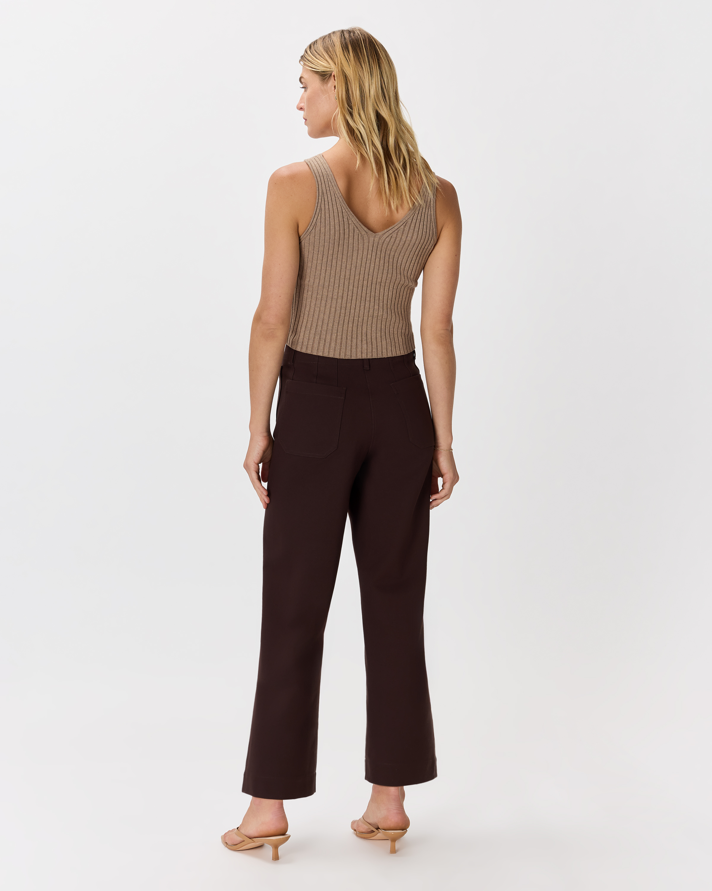 Ultra-Stretch Ponte Cropped Wide Leg Pants — Image 32