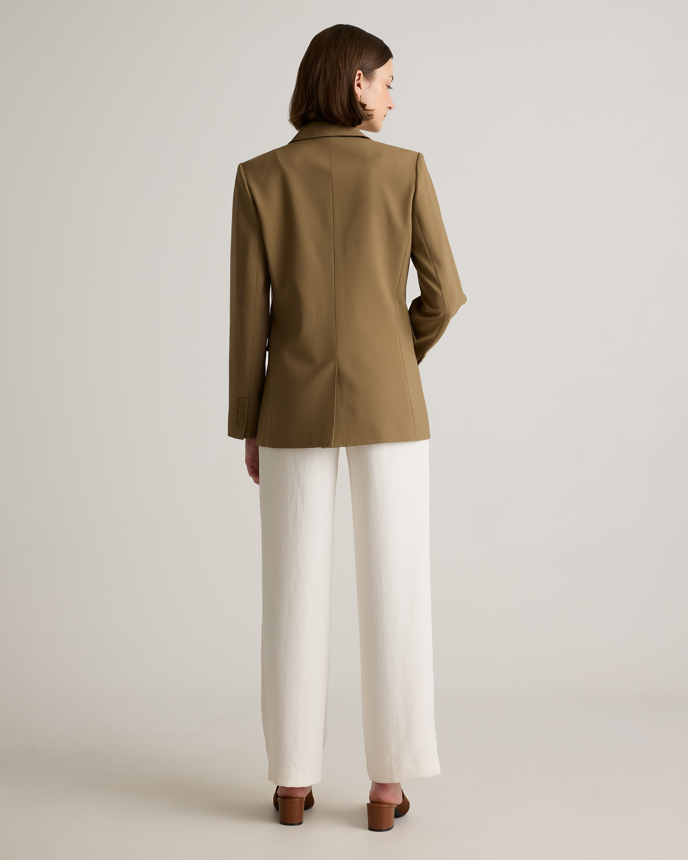 Italian Wool Long Blazer — Image 11