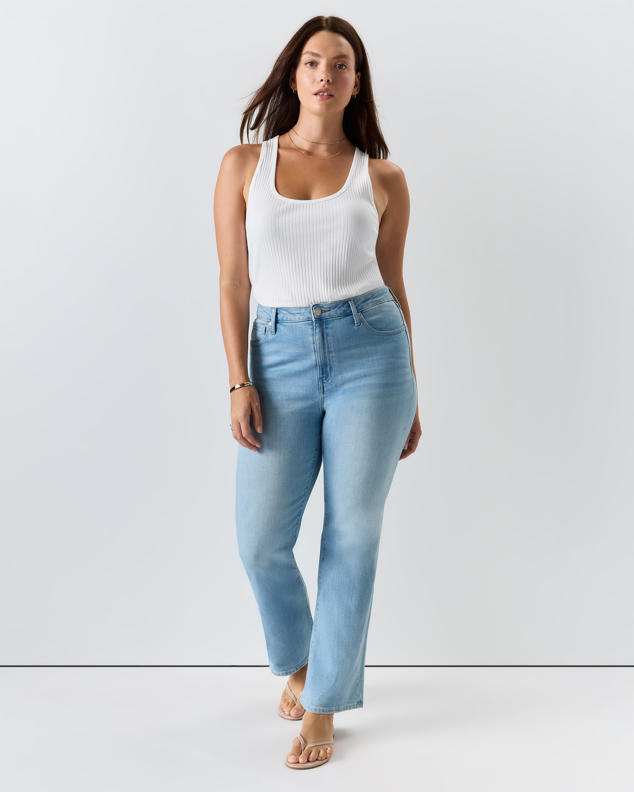 Bella Stretch Kick Flare Jeans — Image 161
