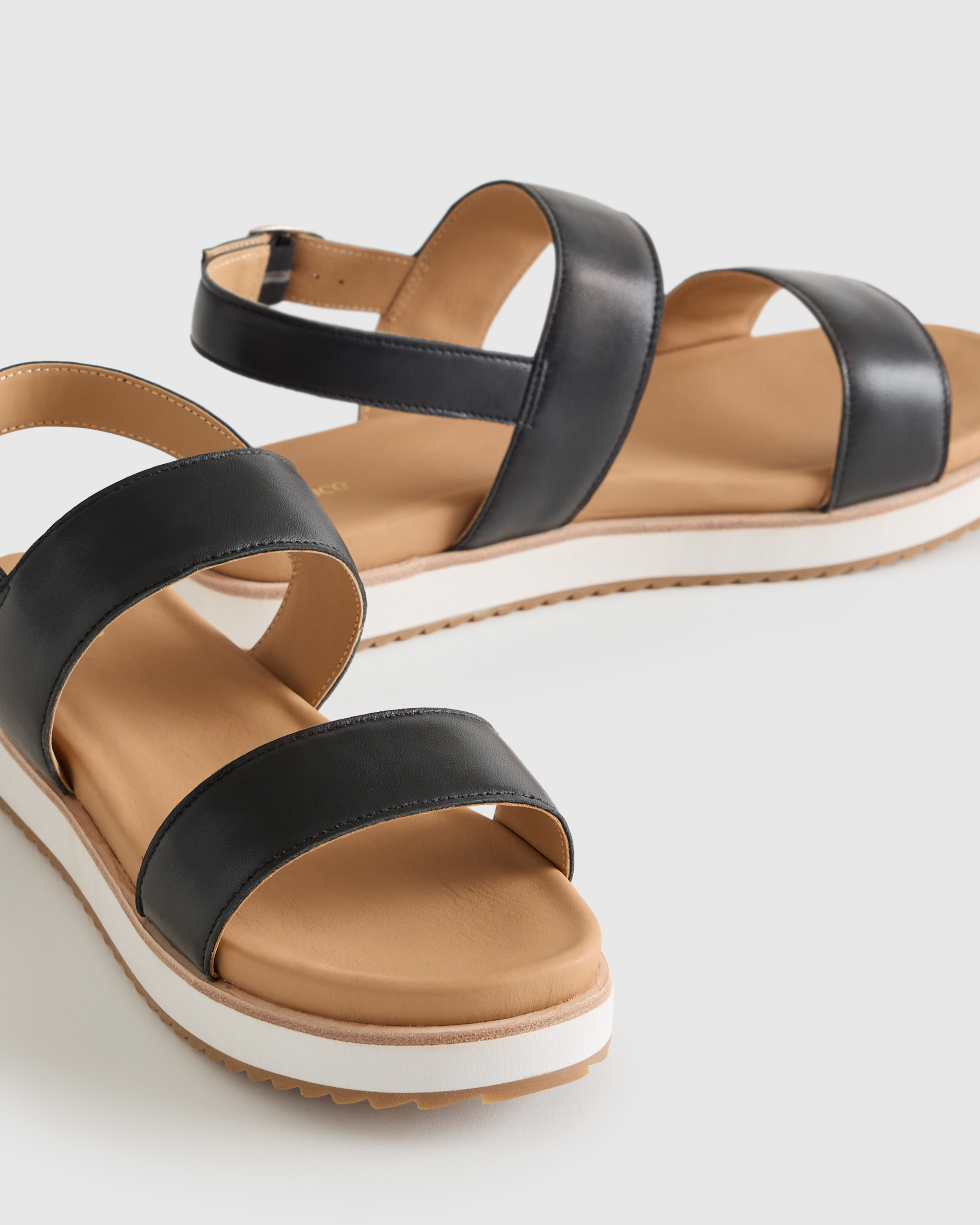 Italian Leather Platform Sandal — Image 3