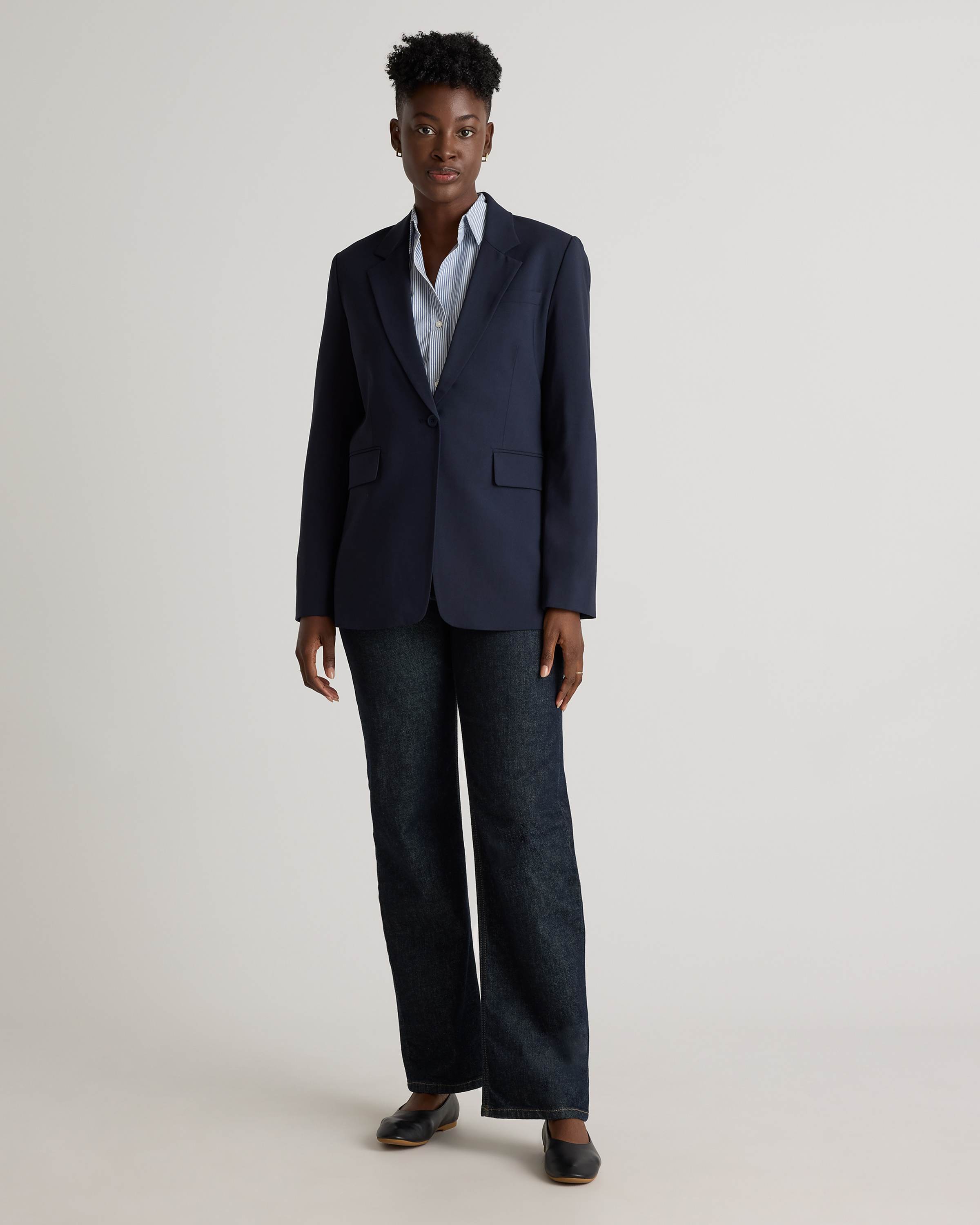Italian Wool Long Blazer — Image 31