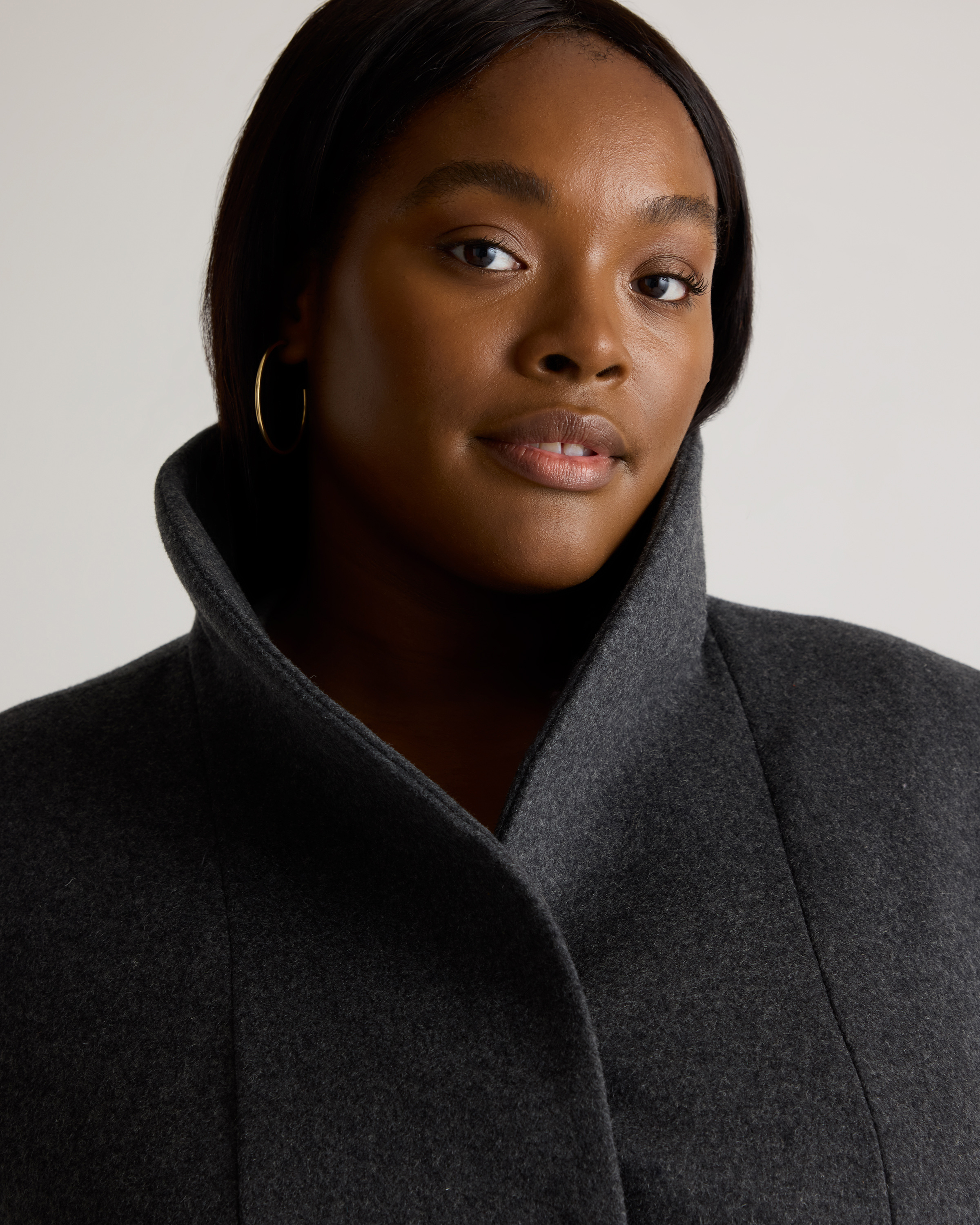 Italian Wool Cocoon Coat — Image 8