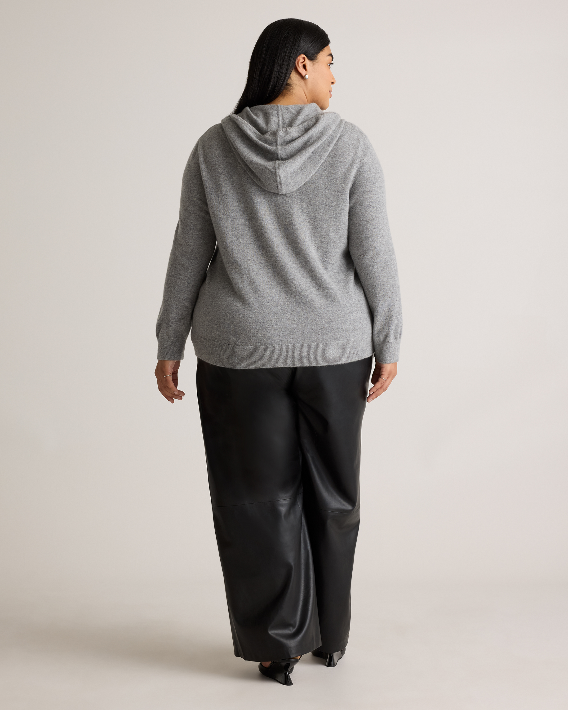 Mongolian Cashmere Full-Zip Hoodie — Image 13