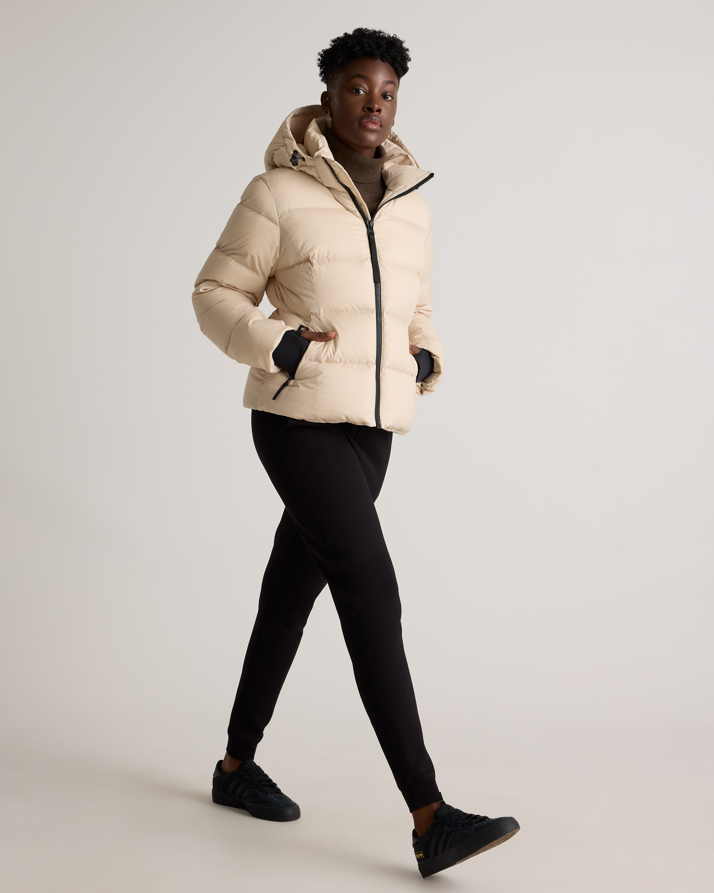 Responsible Down Cinch Waist Puffer Jacket — Image 30