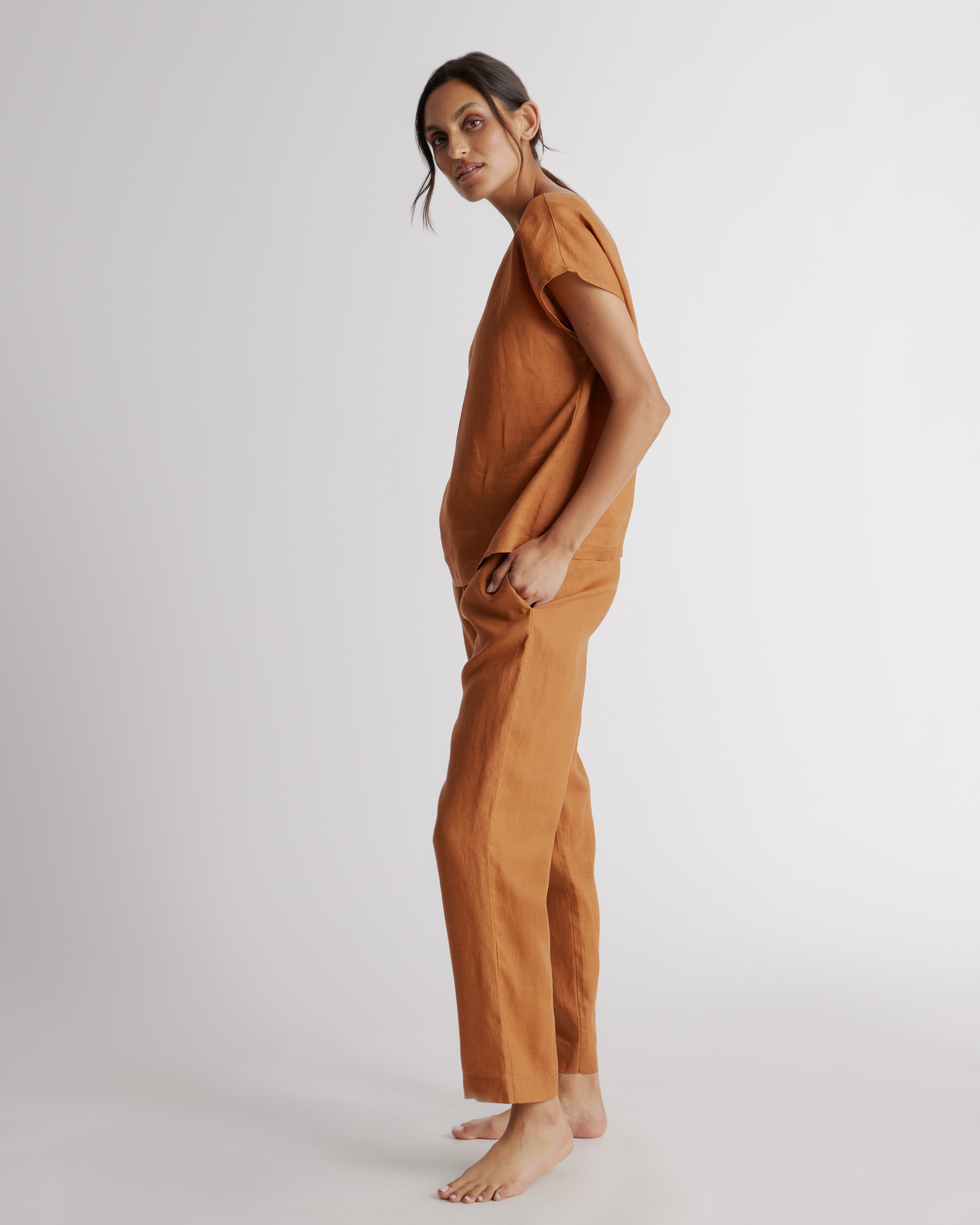 100% European Linen Pajama Set — Image 14
