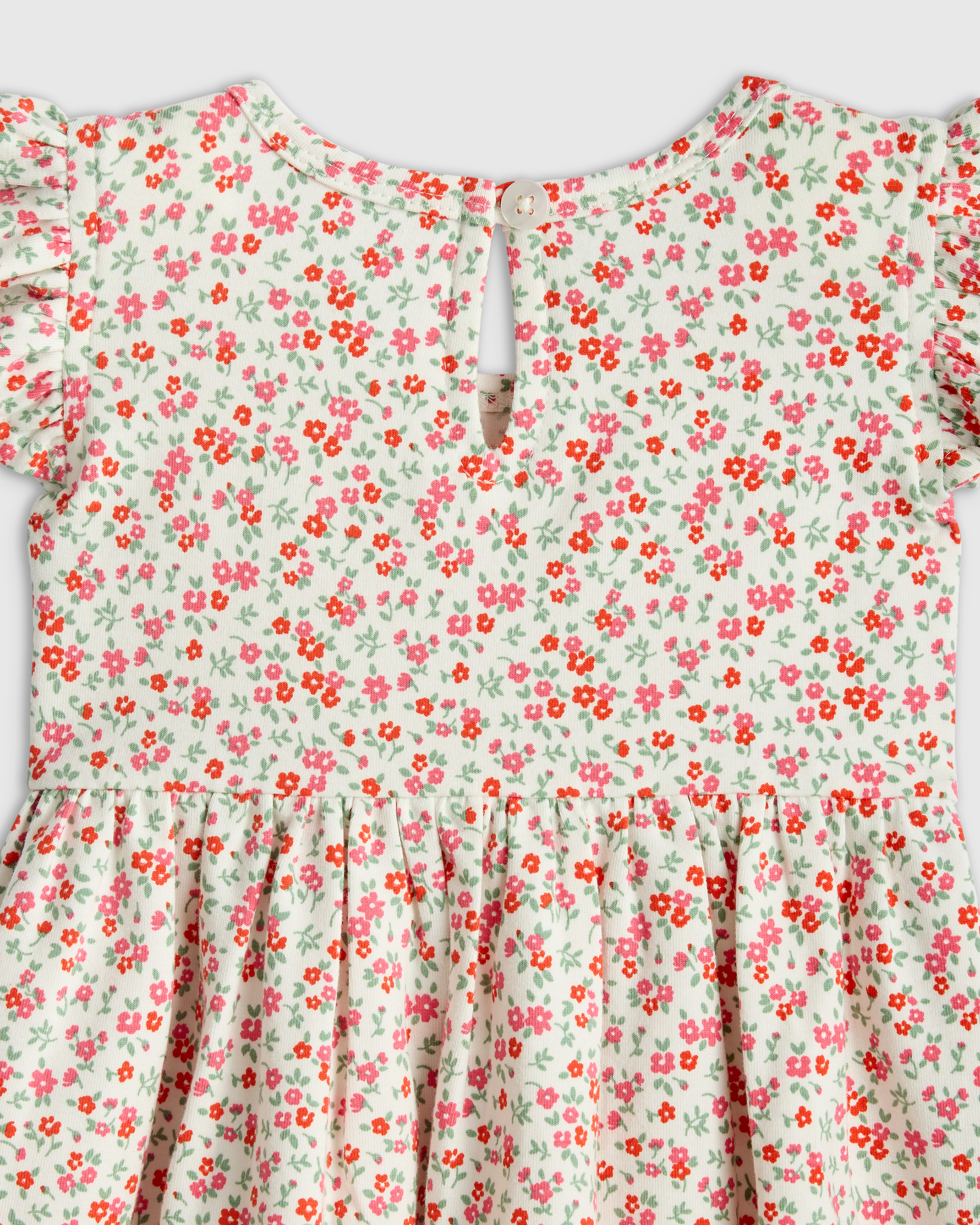 Organic Cotton Sleeveless Ruffle Dress — Image 3