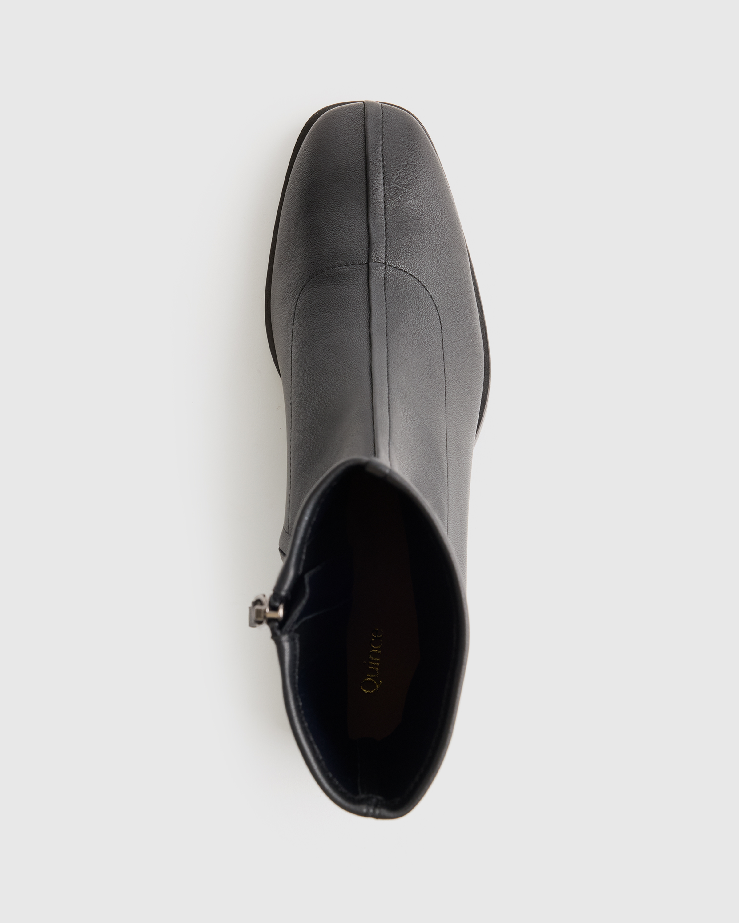 Italian Leather Stretch Sock Bootie — Image 7