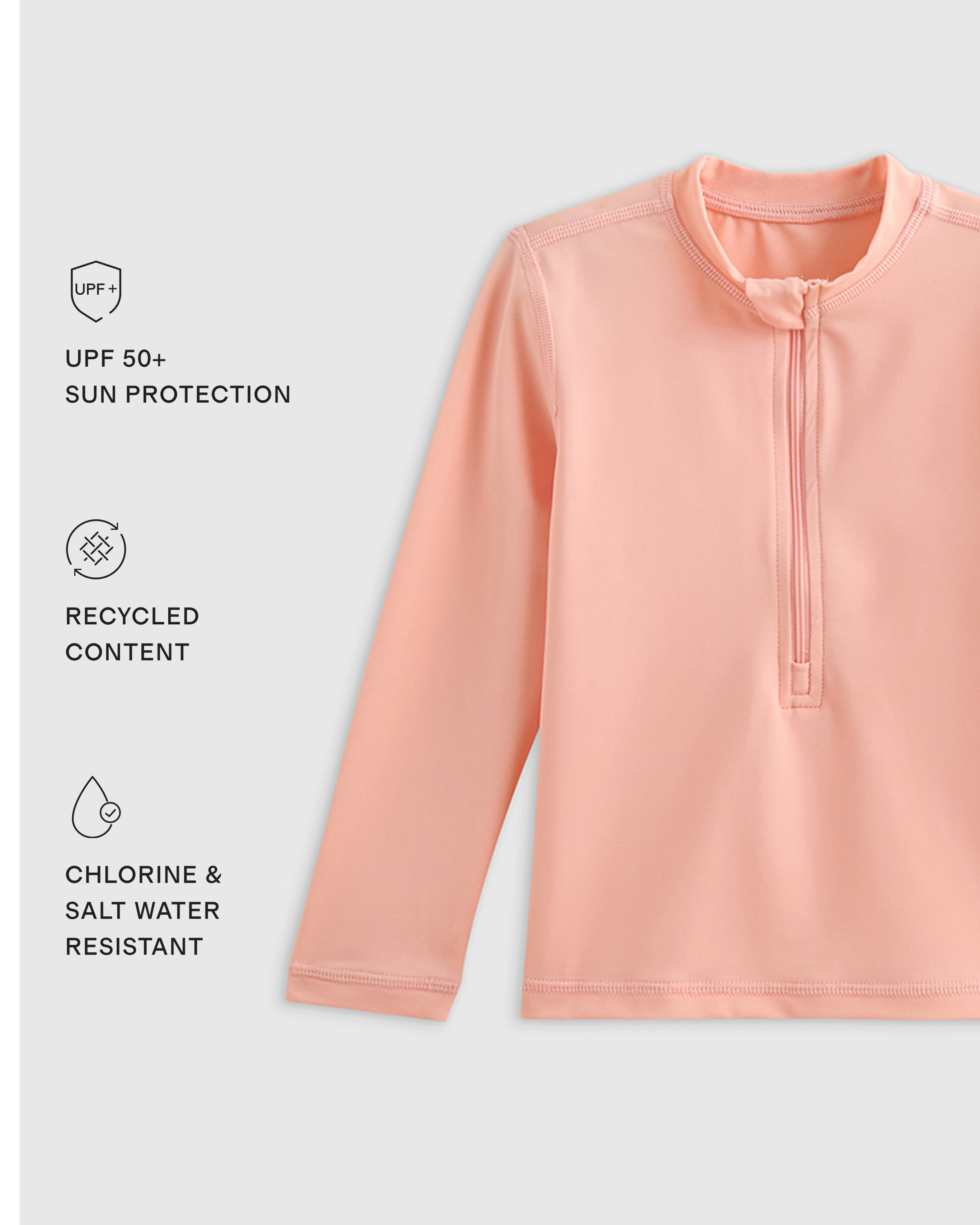 Long Sleeve Zip-Up Rash Guard — Image 14
