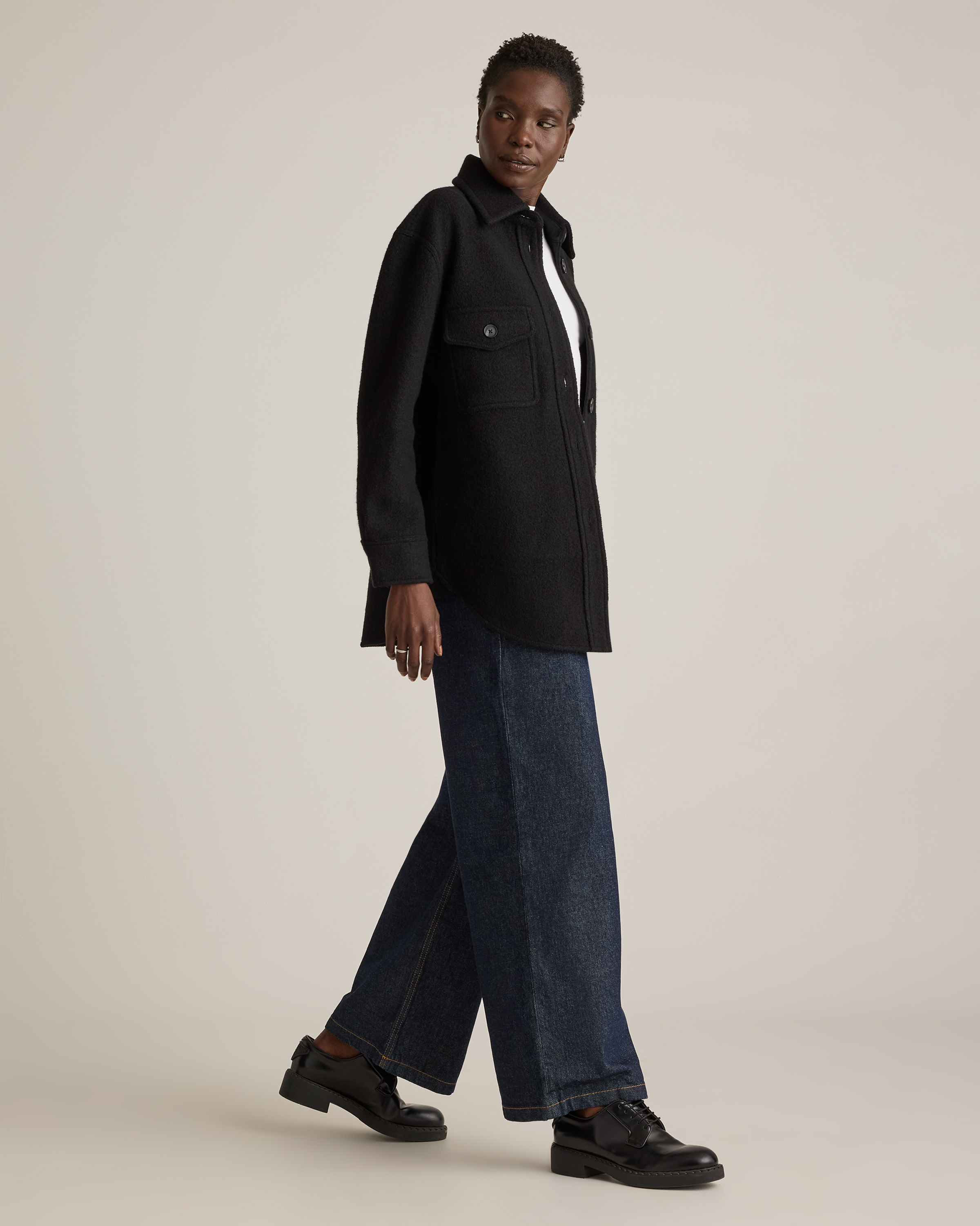 100% Merino Wool Shirt Jacket — Image 31