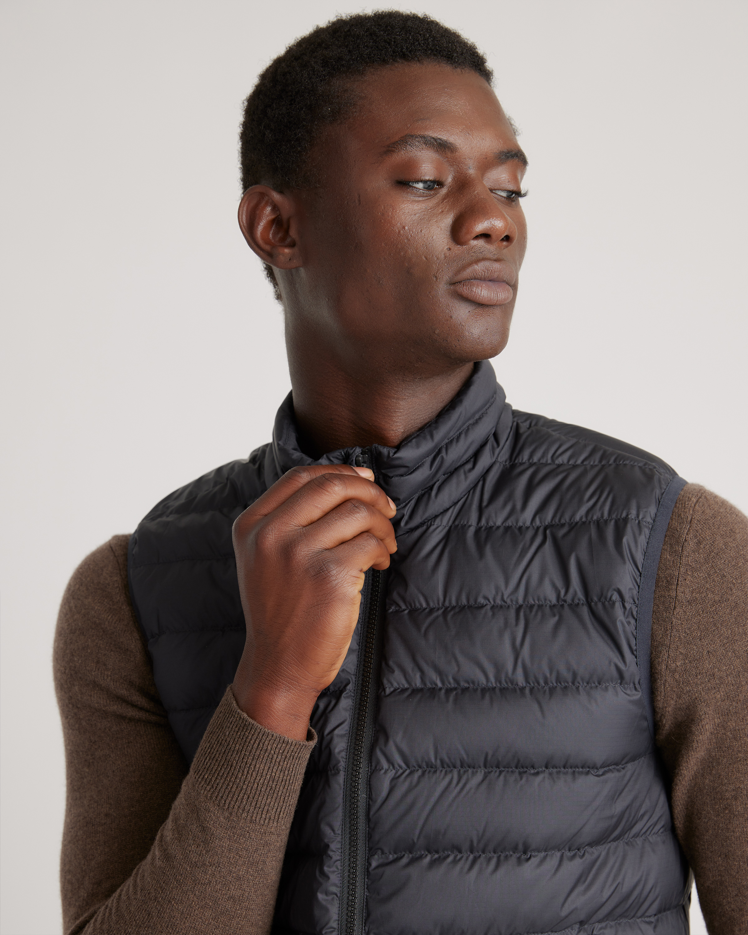 Lightweight Down Packable Puffer Vest — Image 4