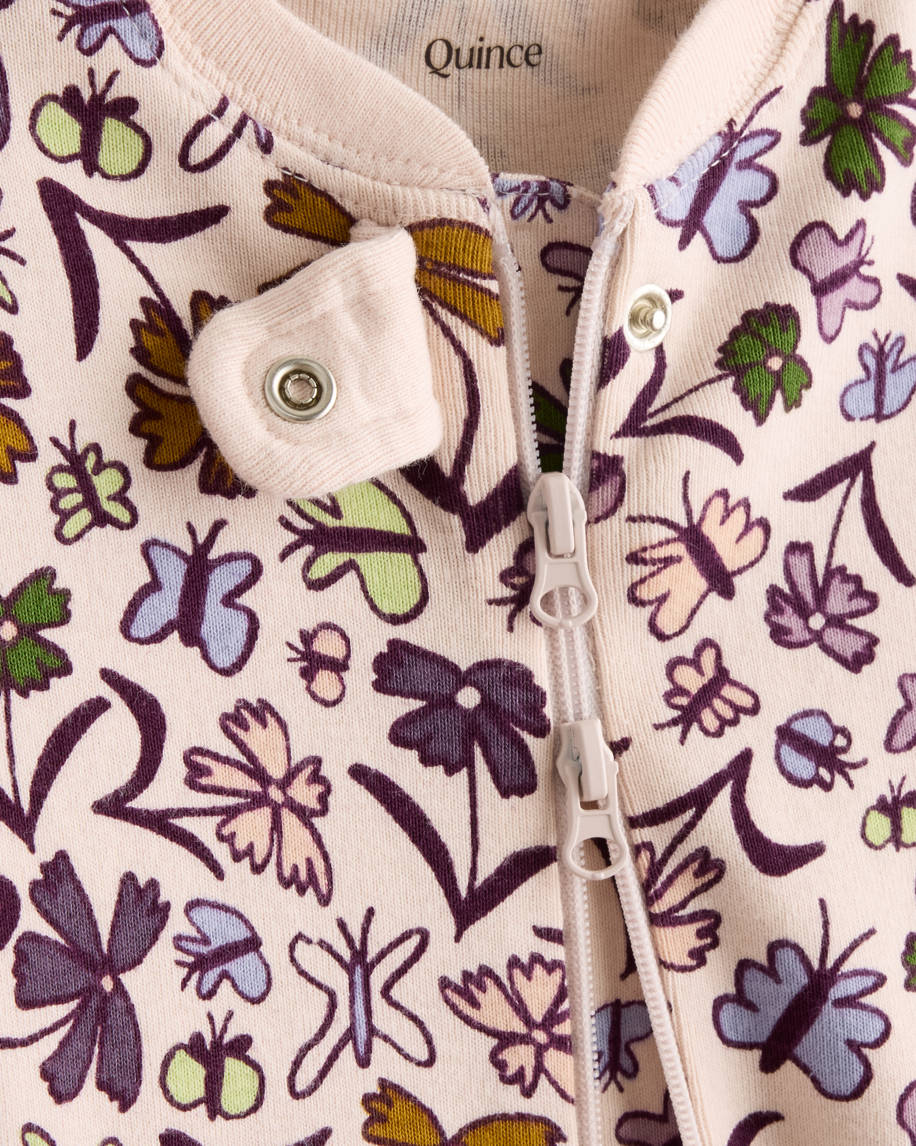 100% Organic Cotton Footie Pajama — Image 11