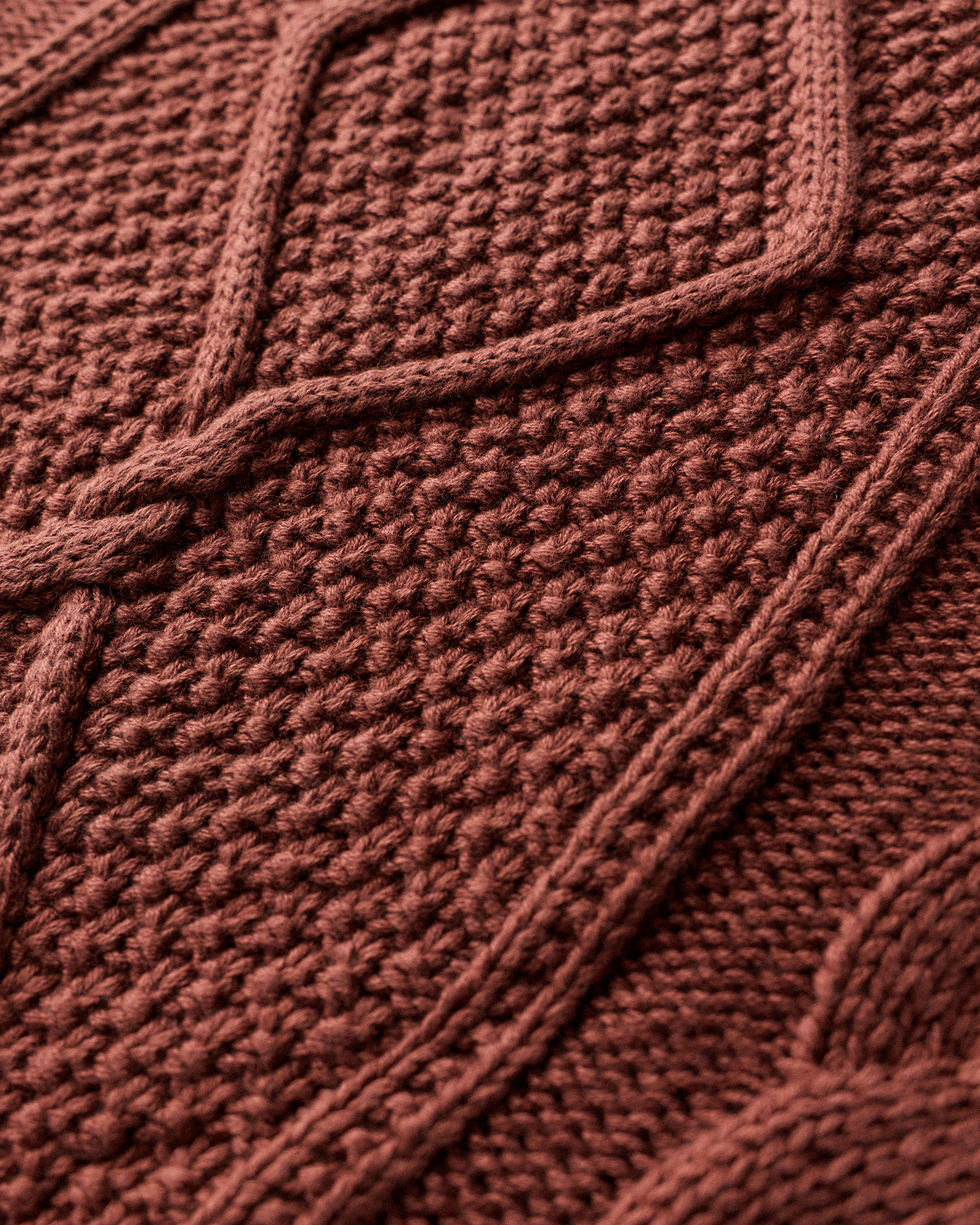 100% Organic Cotton Cropped Cable Crew Sweater — Image 8