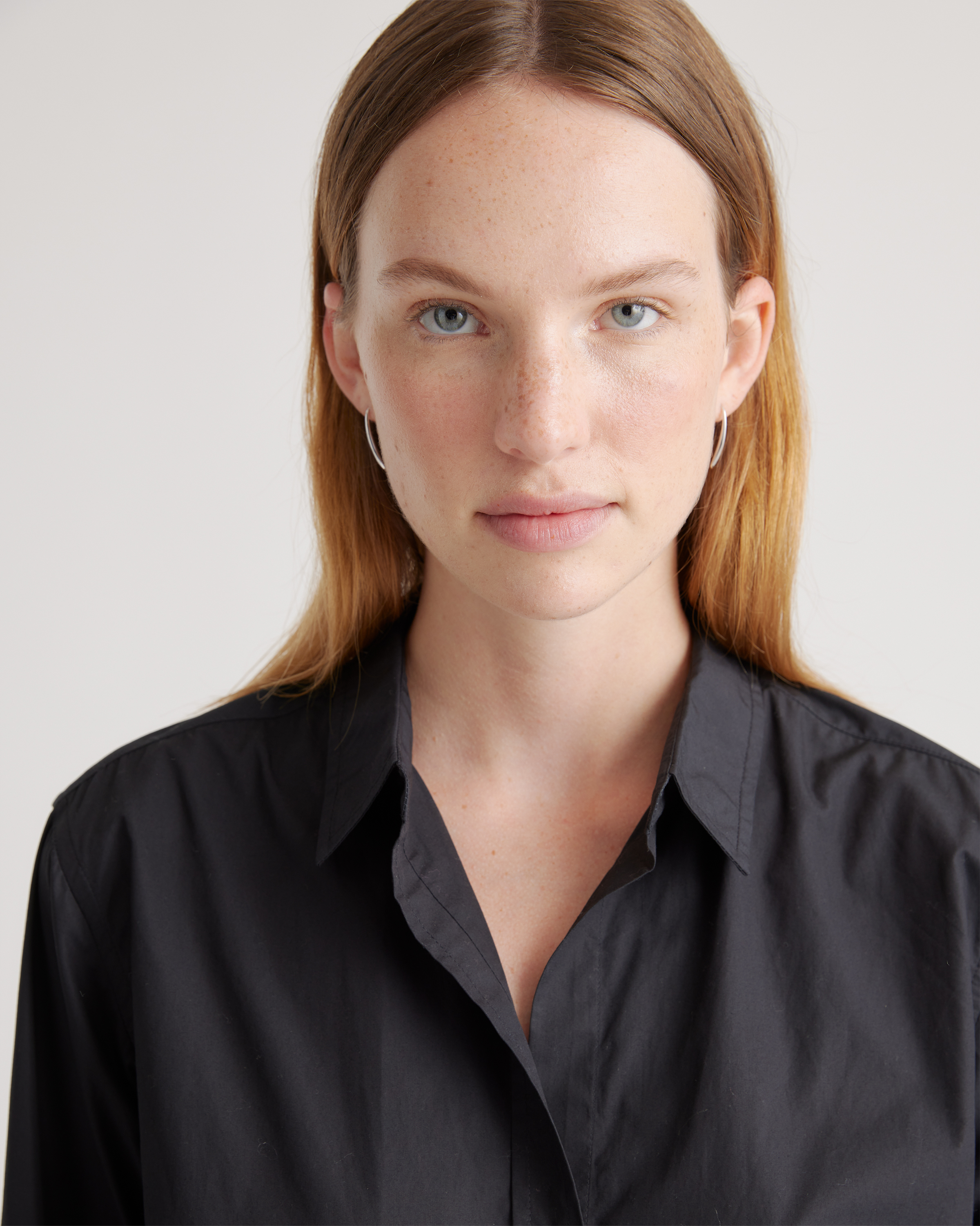 100% Organic Cotton Poplin Long Sleeve Shirt — Image 10