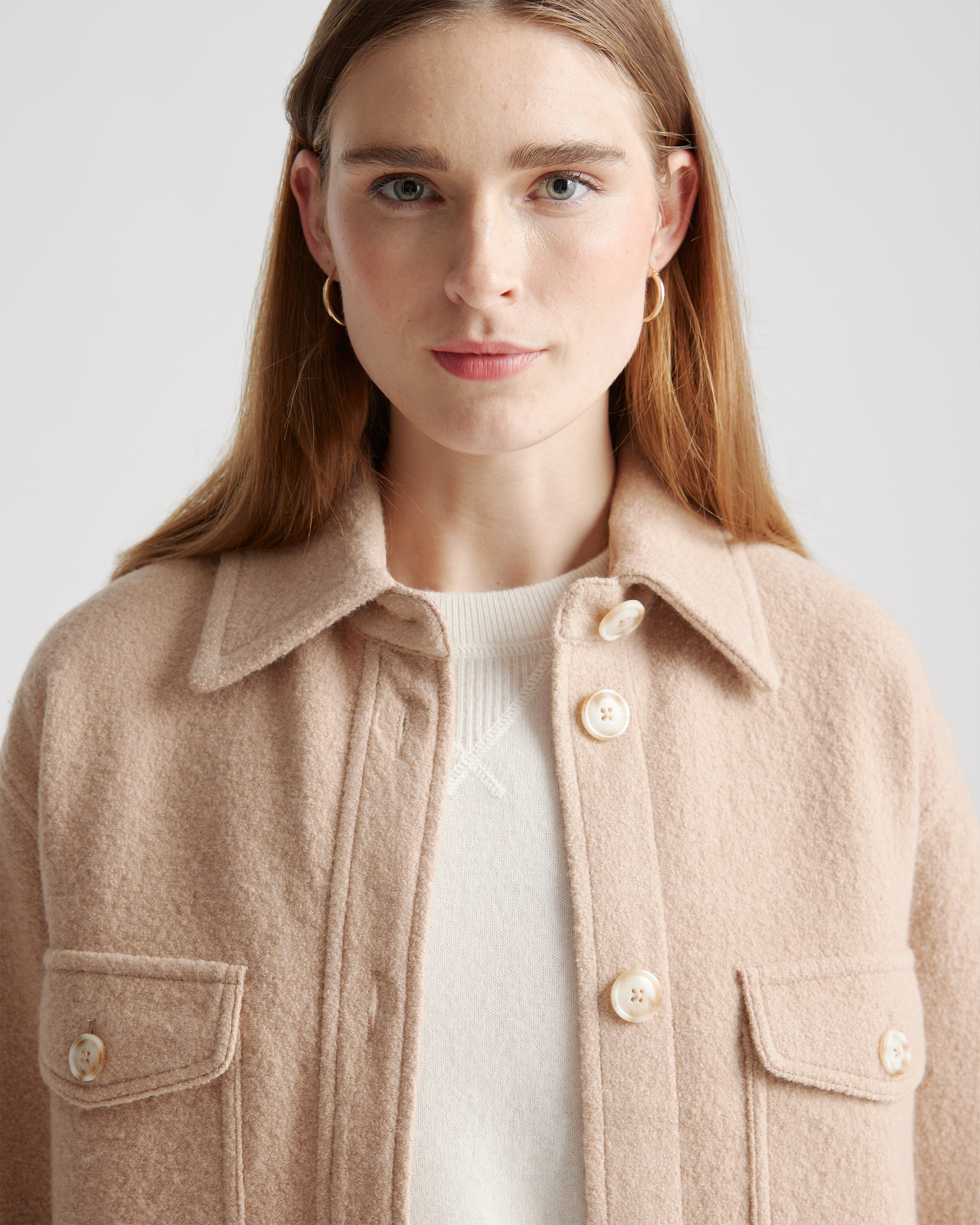 100% Merino Wool Shirt Jacket — Image 8
