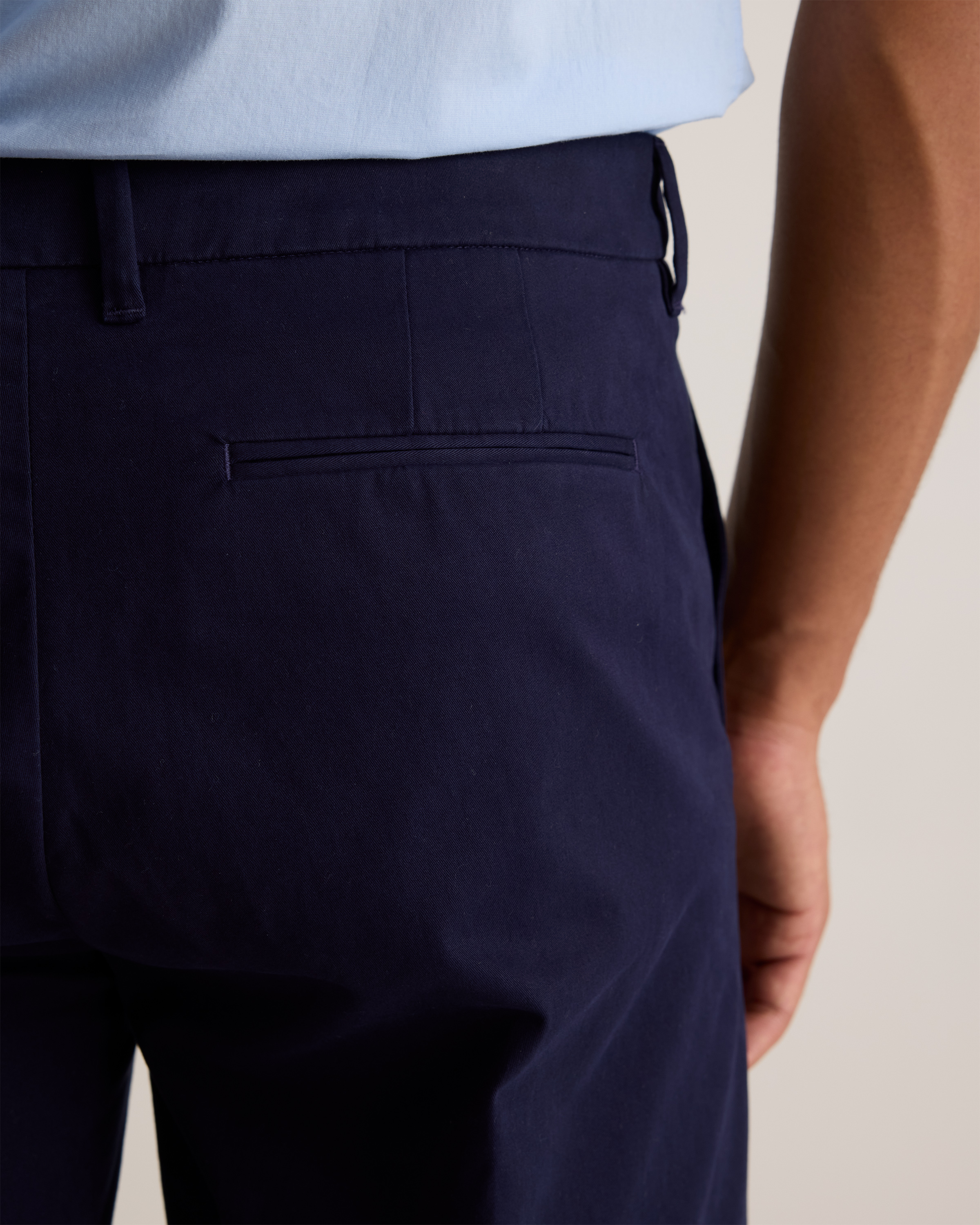 Organic Cotton Classic Stretch Chino Shorts - 7" — Image 4