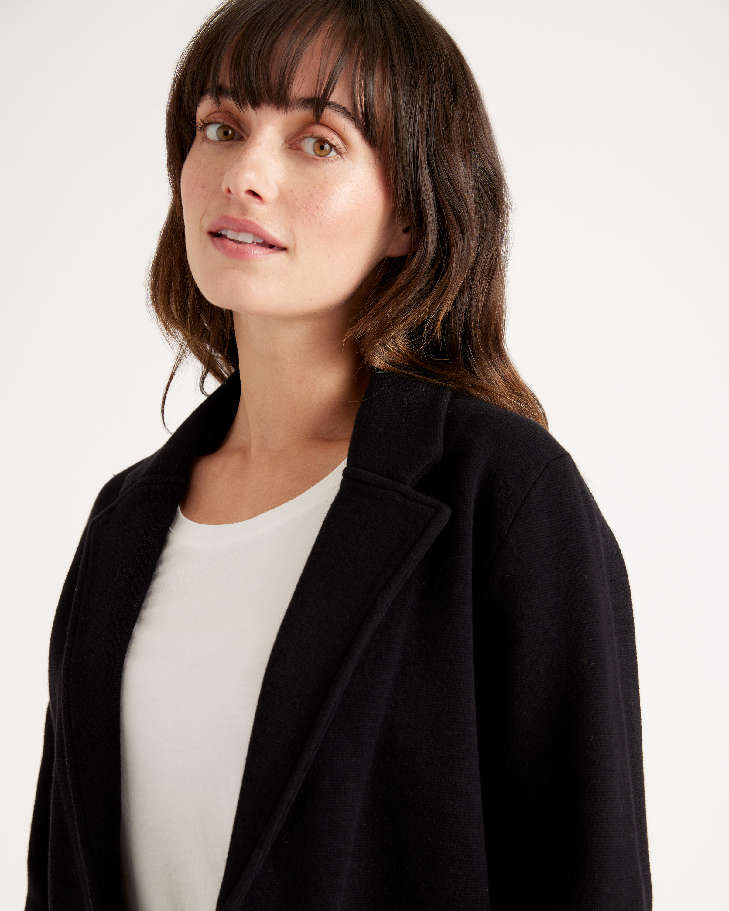 100% Organic Cotton Knit Blazer — Image 8