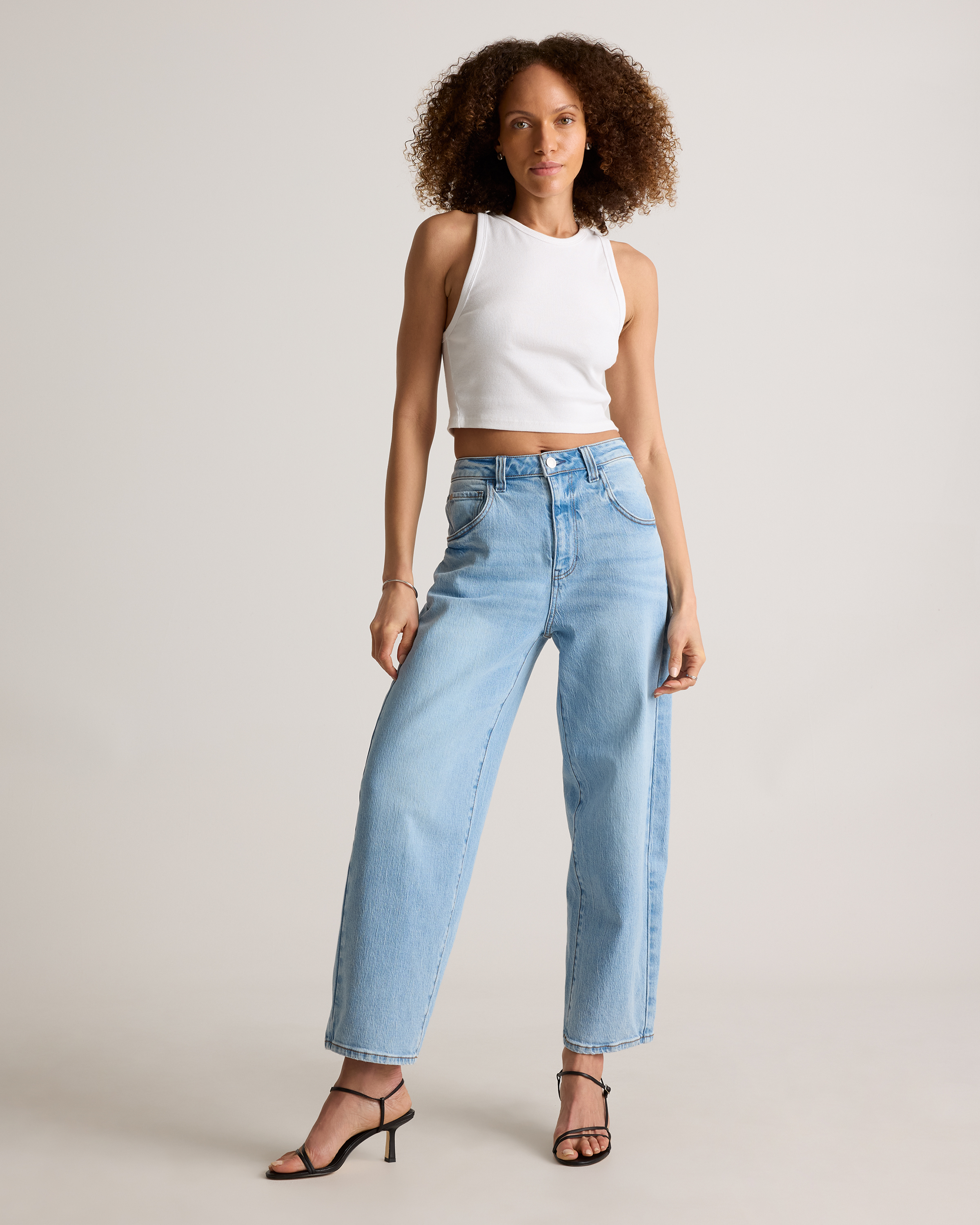 Bella Stretch Barrel Jeans — Image 9