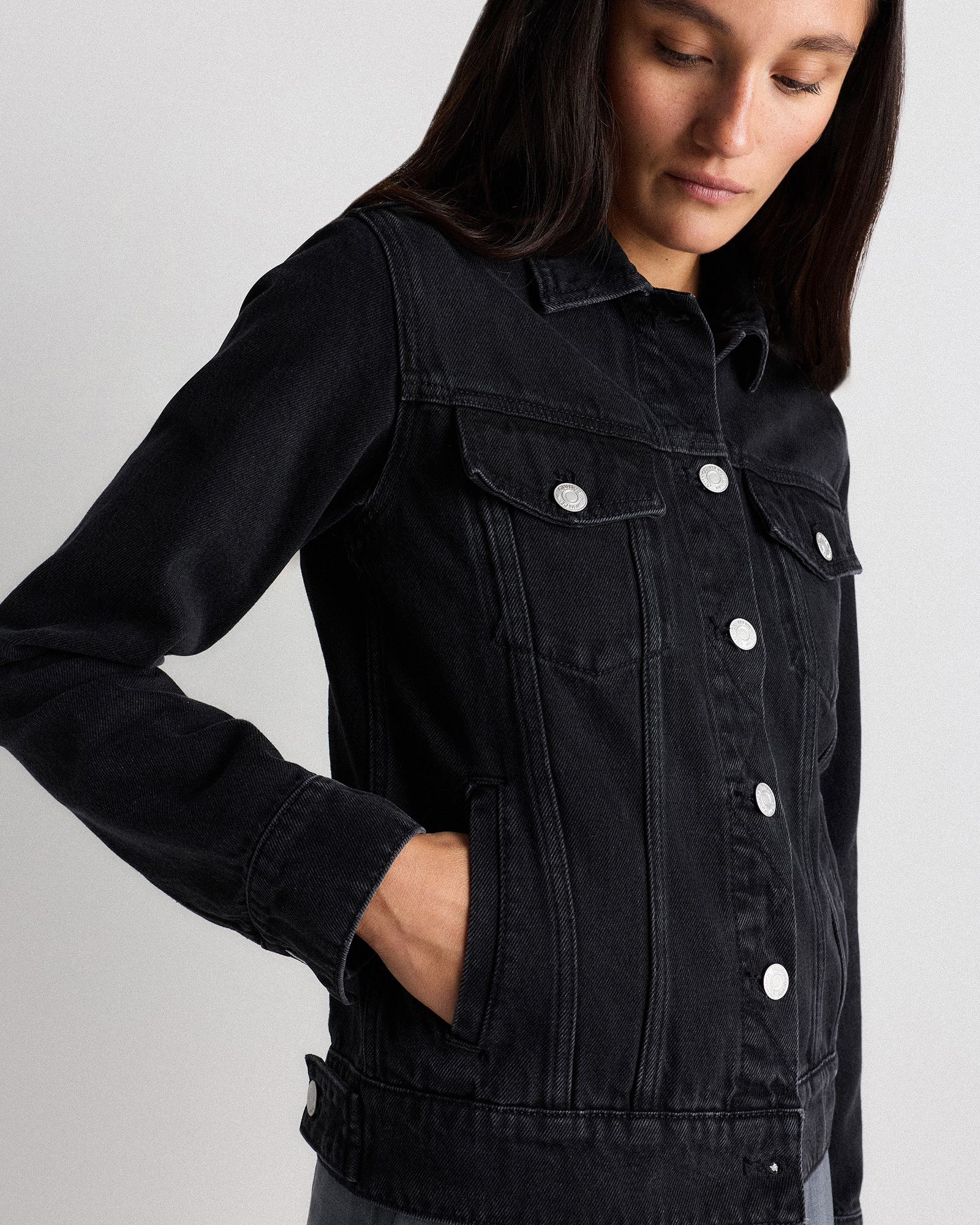 100% Organic Cotton Denim Jacket — Image 15