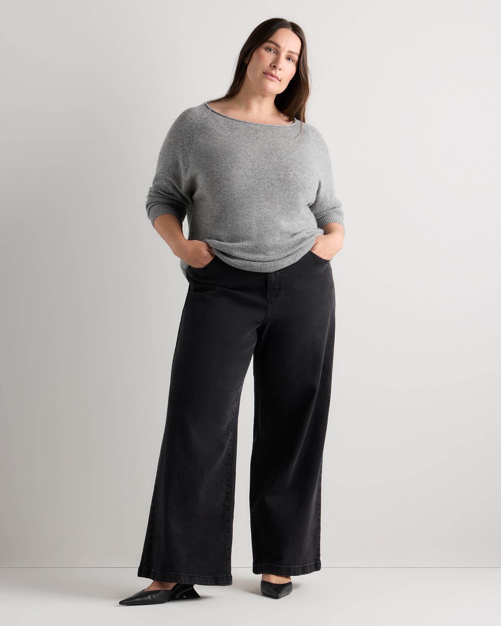 Mongolian Cashmere Boatneck Sweater — Image 20