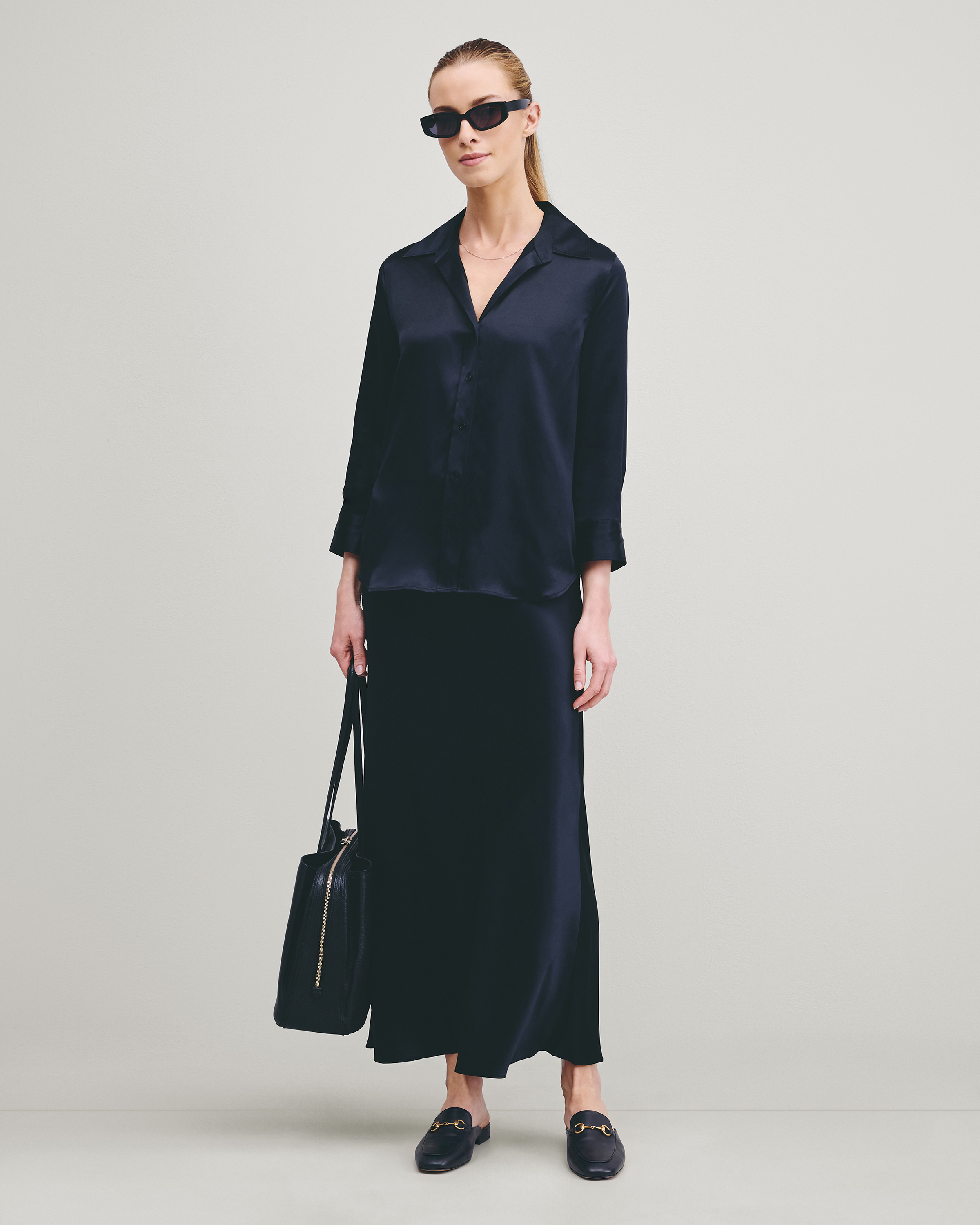 100% Washable Silk Maxi Skirt — Image 33