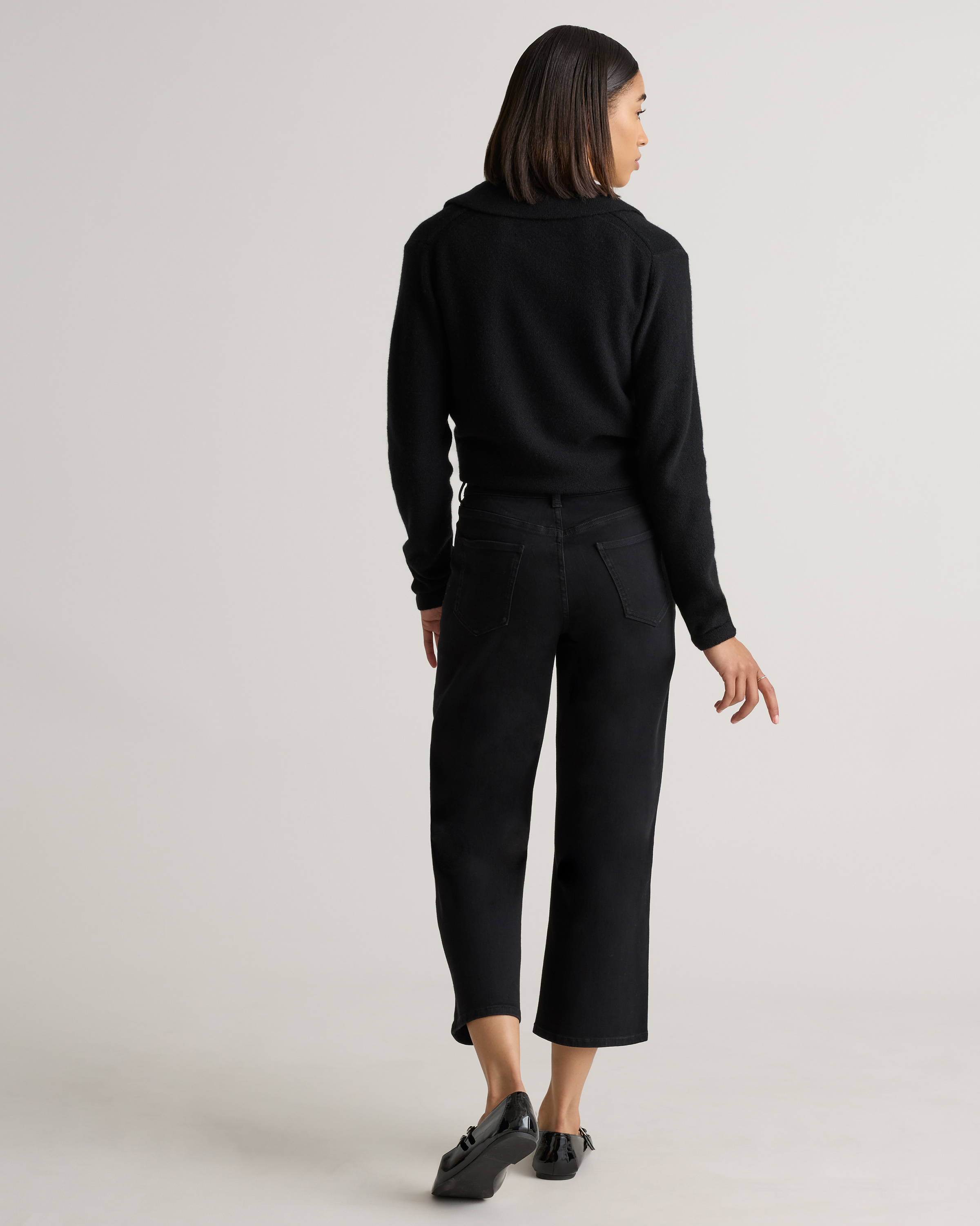 Bella Stretch Patch Pocket Wide Leg Jeans — Image 29