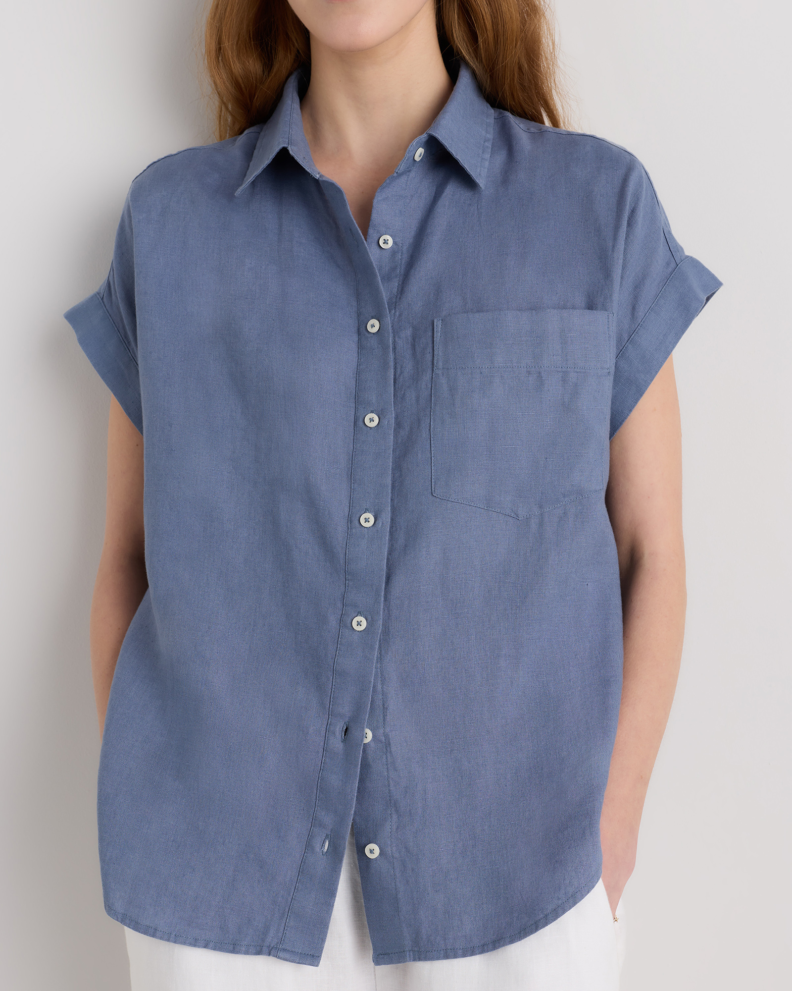 100% European Linen Camp Shirt — Image 19