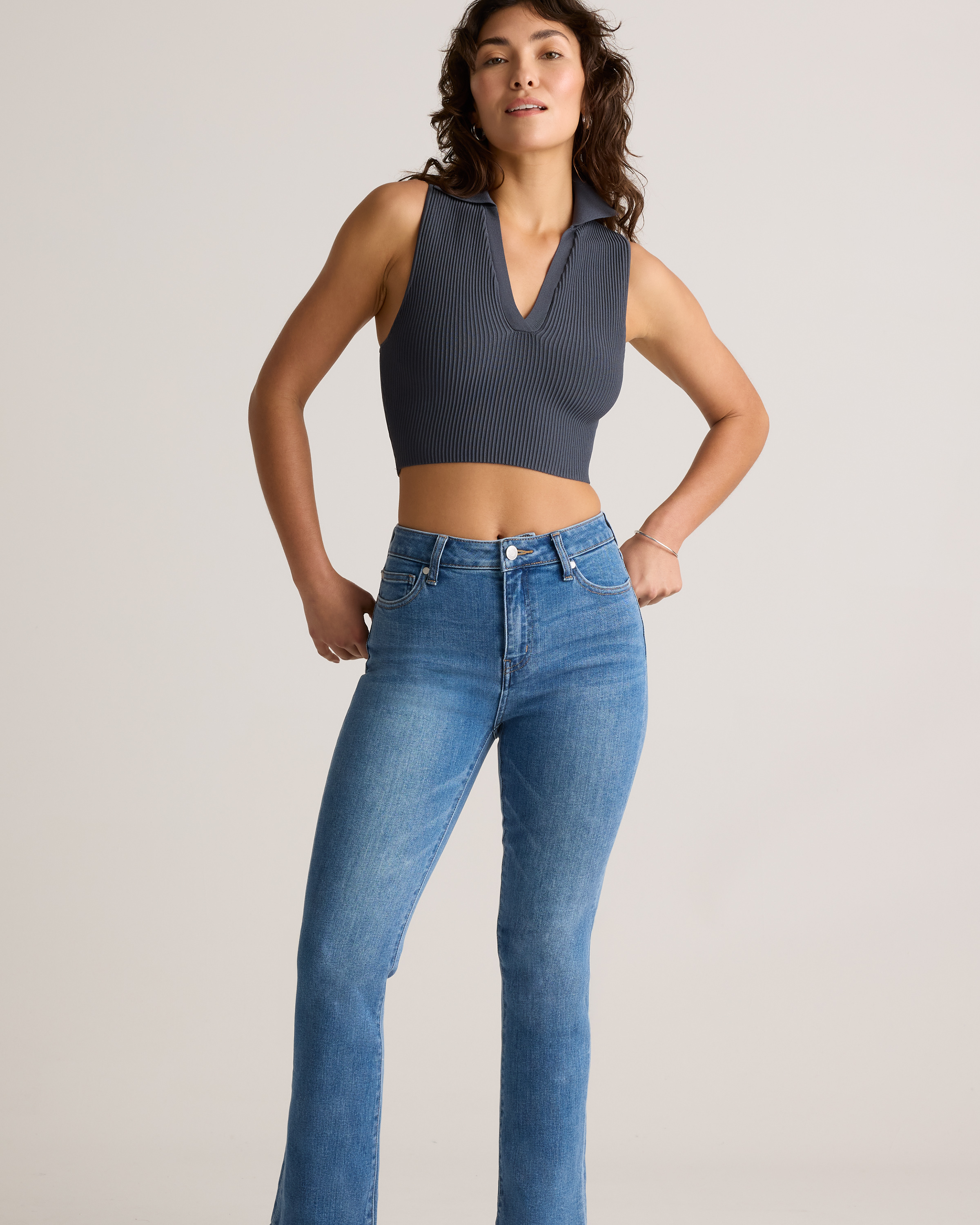 Bella Stretch Kick Flare Jeans — Image 107