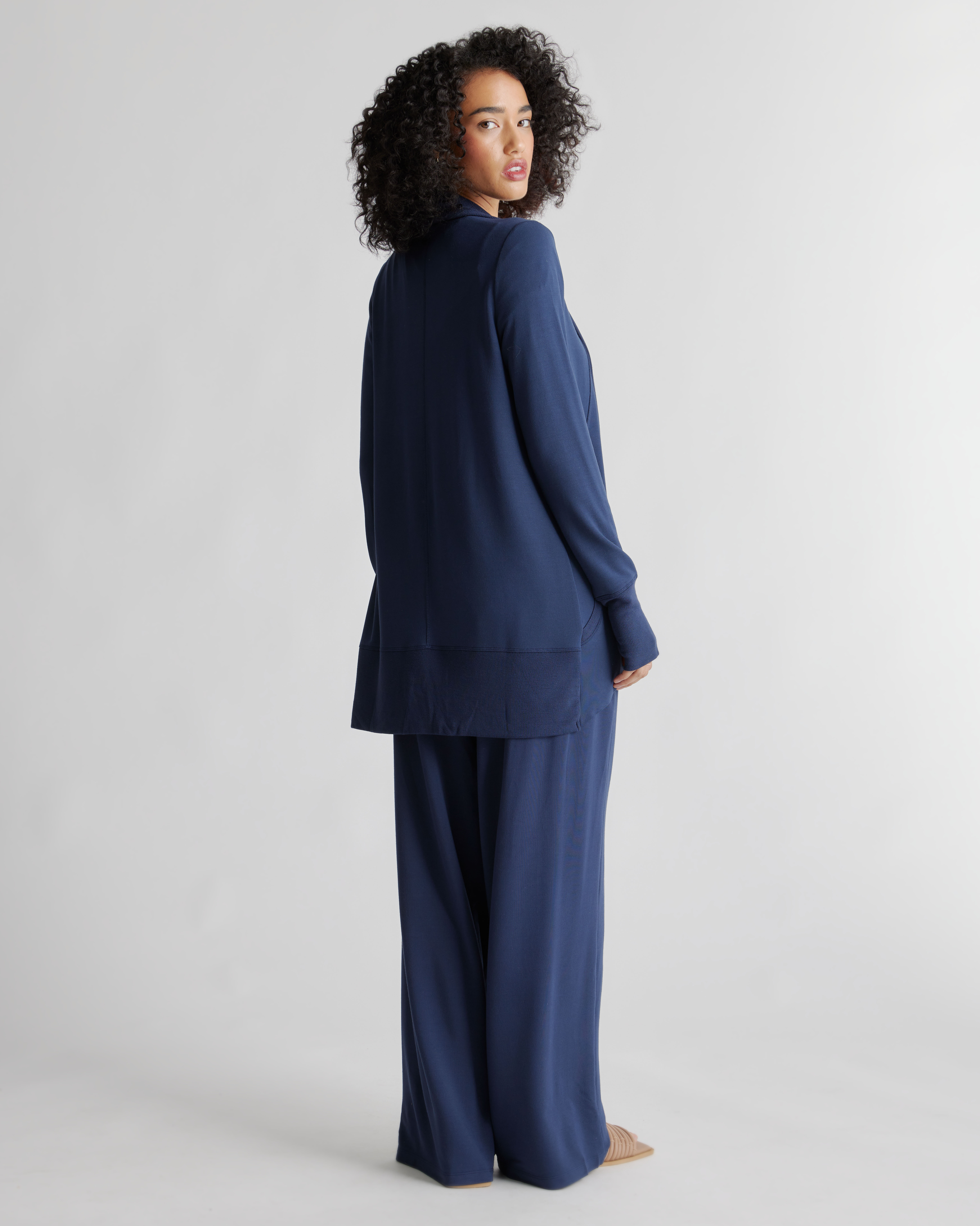 French Terry Modal Cardigan — Image 7
