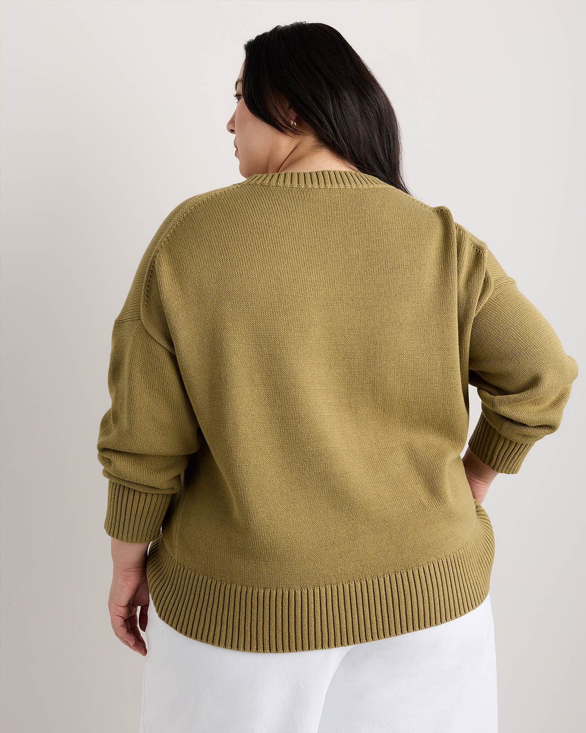 100% Organic Cotton Boyfriend Crew Sweater — Image 32