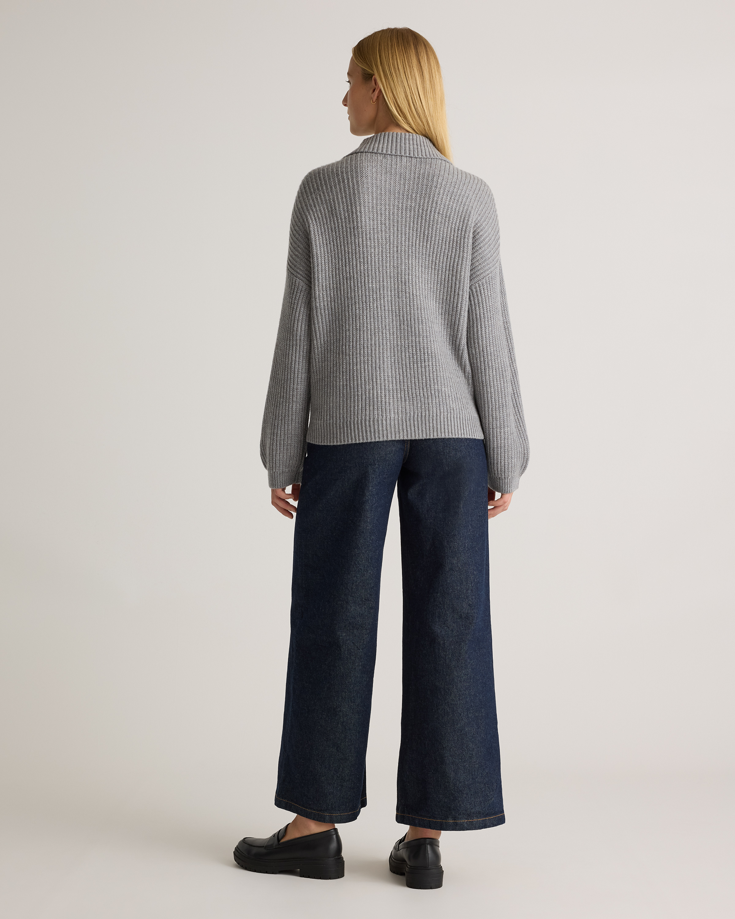 Australian Merino Wool Collared Cable Cardigan — Image 18