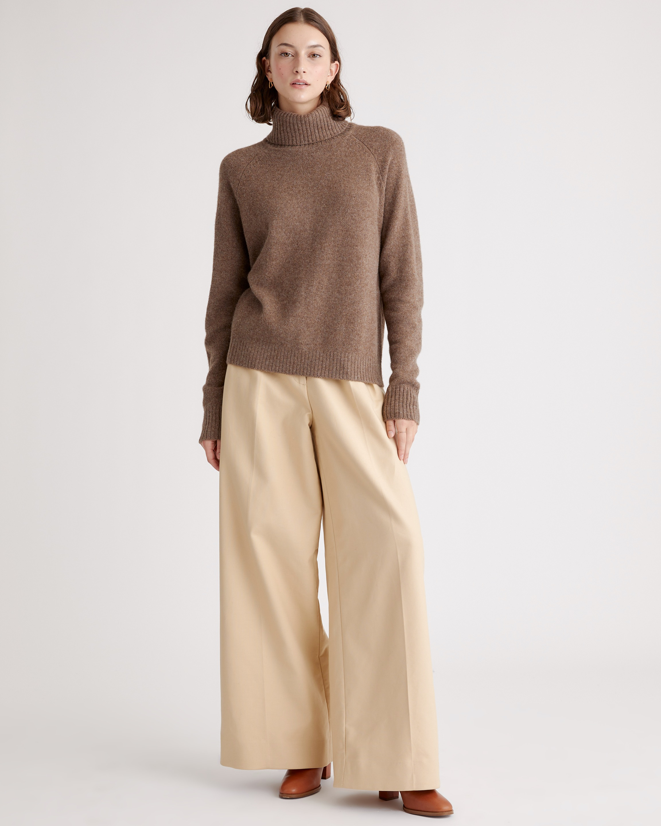 100% Yak Wool Turtleneck Sweater — Image 11