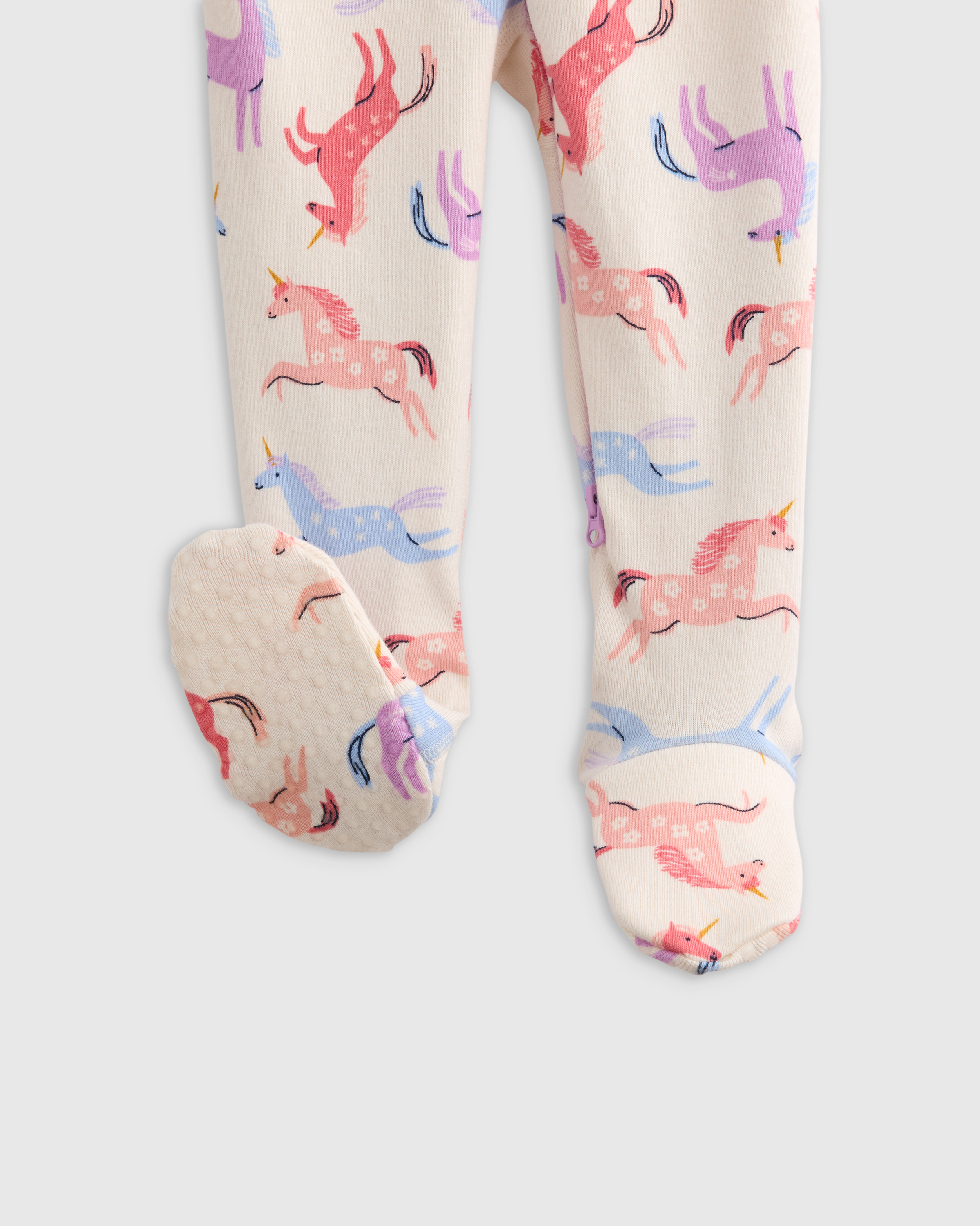 100% Organic Cotton Footie Pajama — Image 20