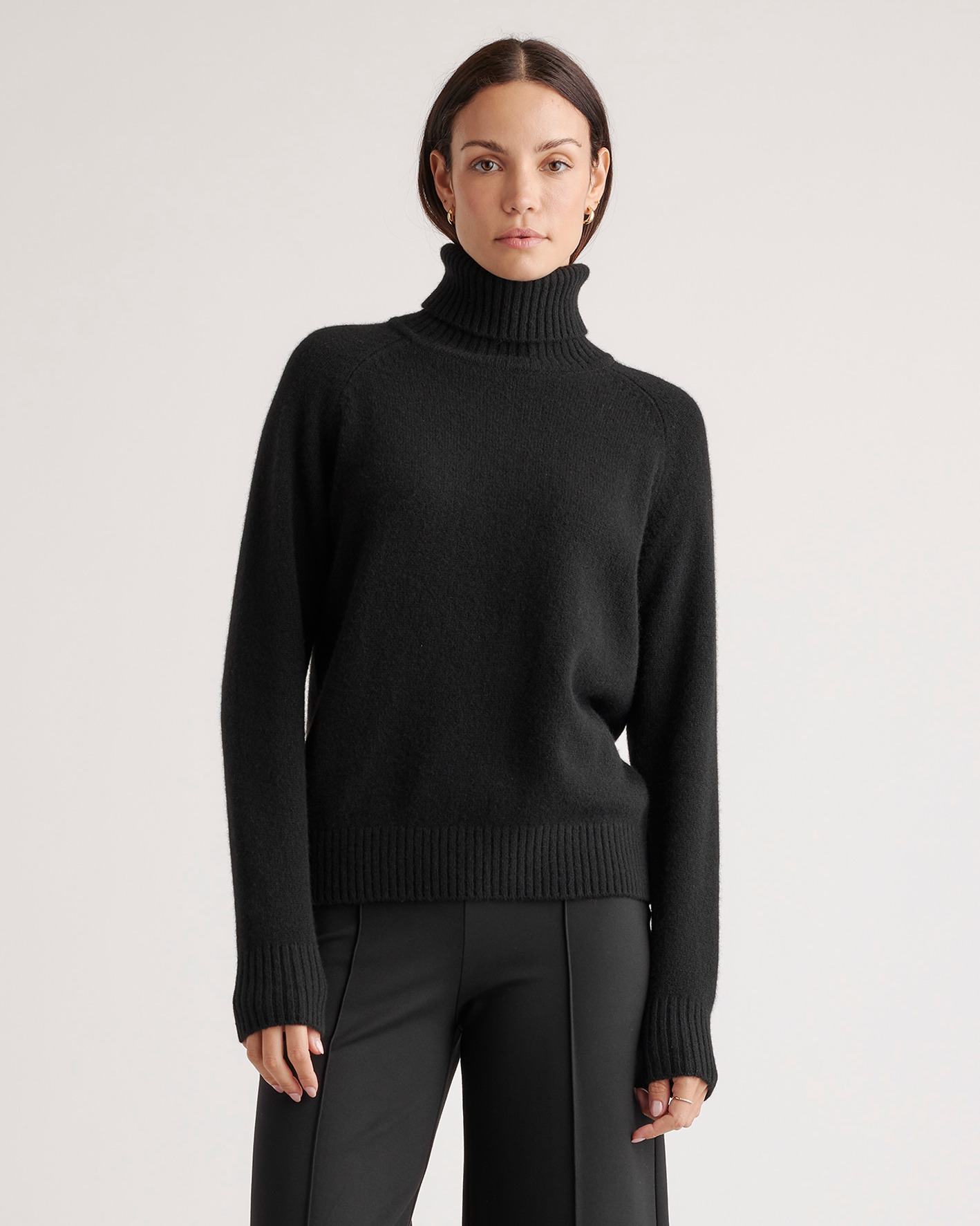 100% Yak Wool Turtleneck Sweater — Image 23